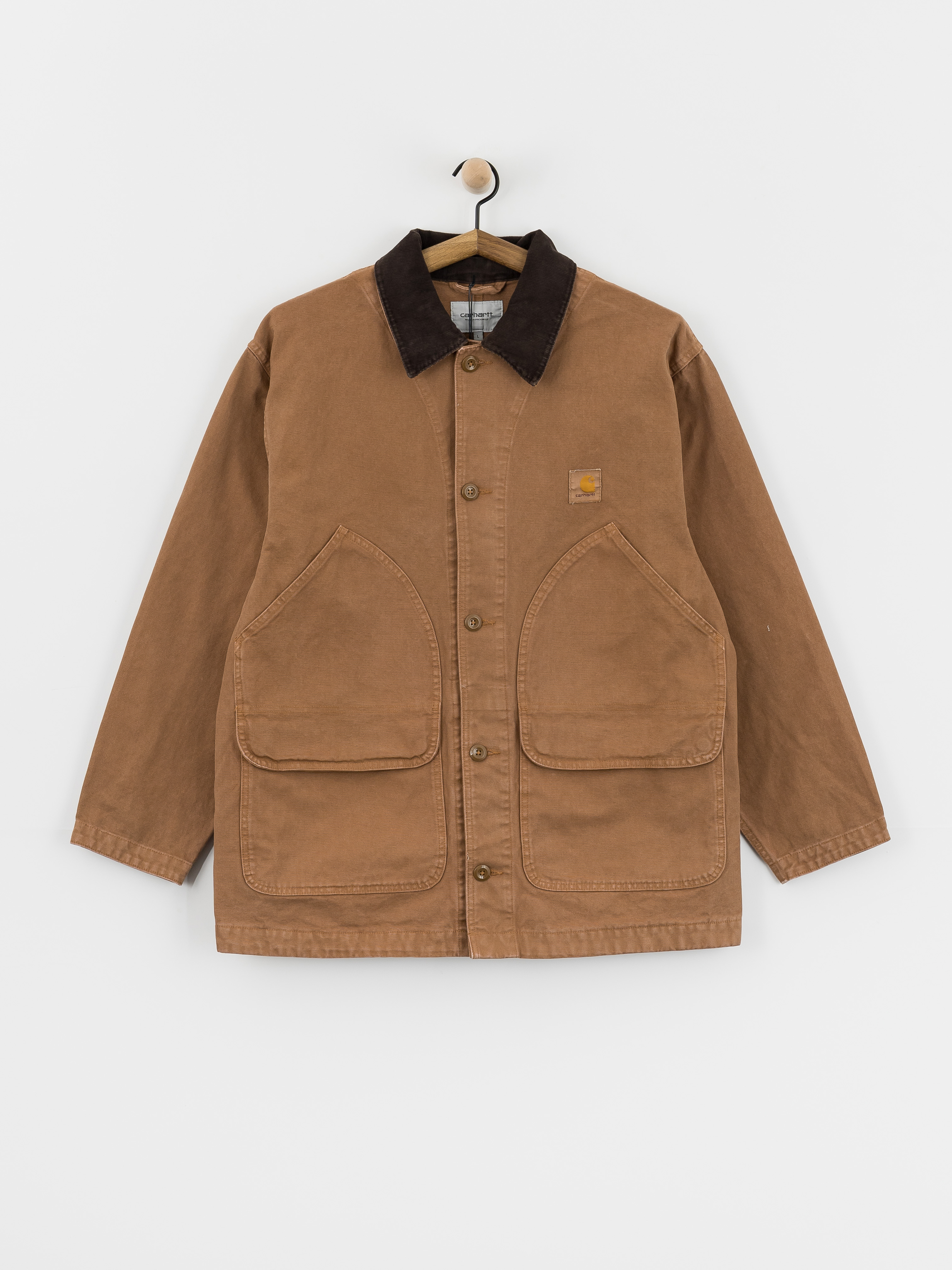 Geacă Carhartt WIP Clapton - maro (hamilton brown/tobacco)