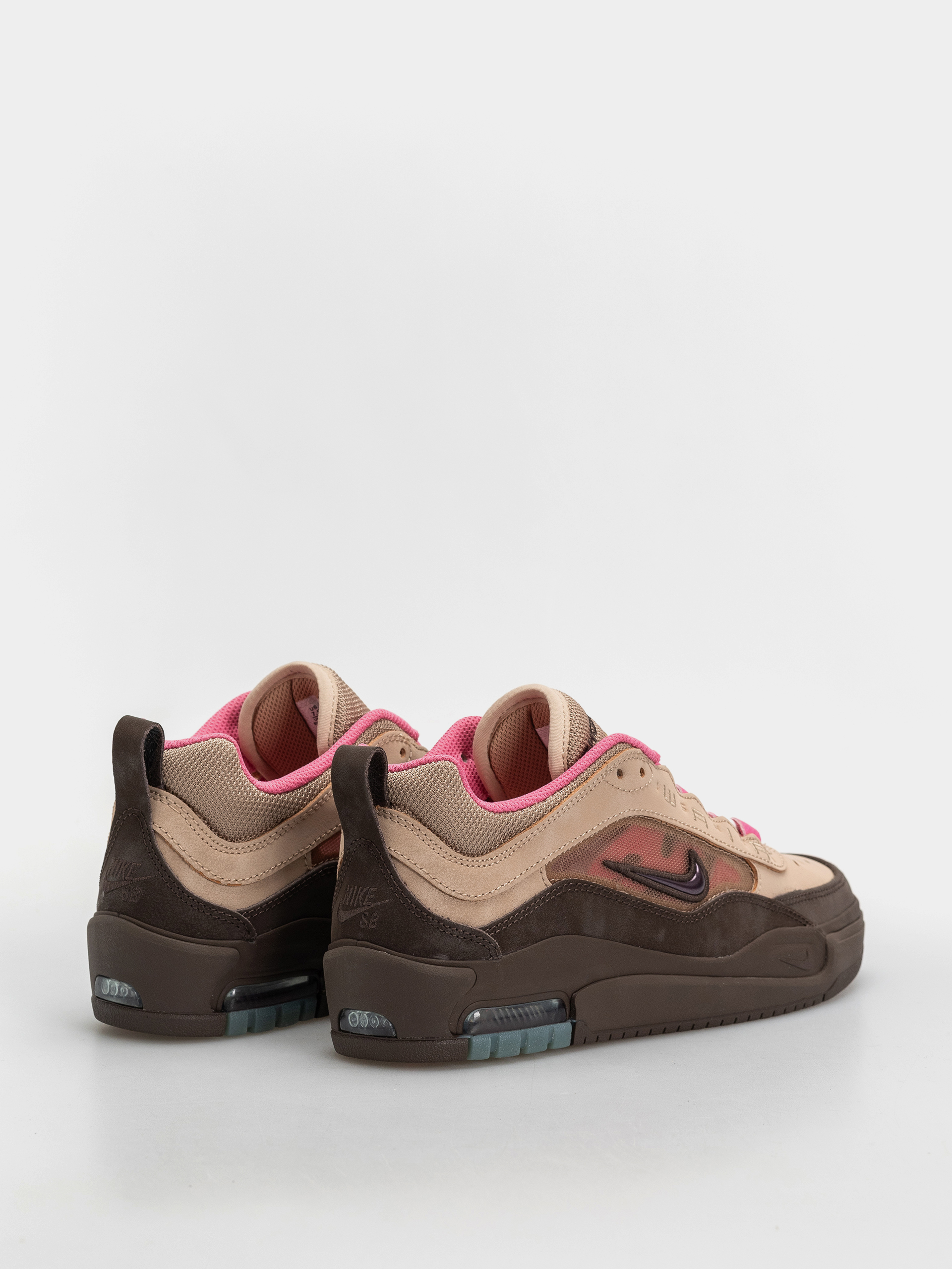 Pantofi Nike SB Air Max Ishod (hemp/baroque brown pinksicle)