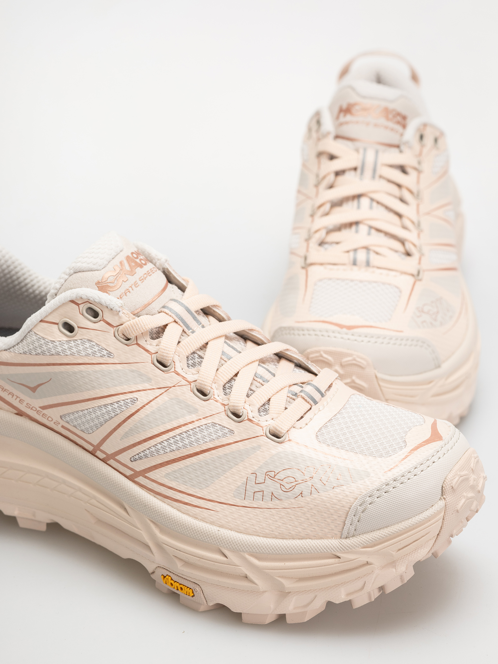 Pantofi Hoka Mafate Speed 2 (beech wood/stucco)