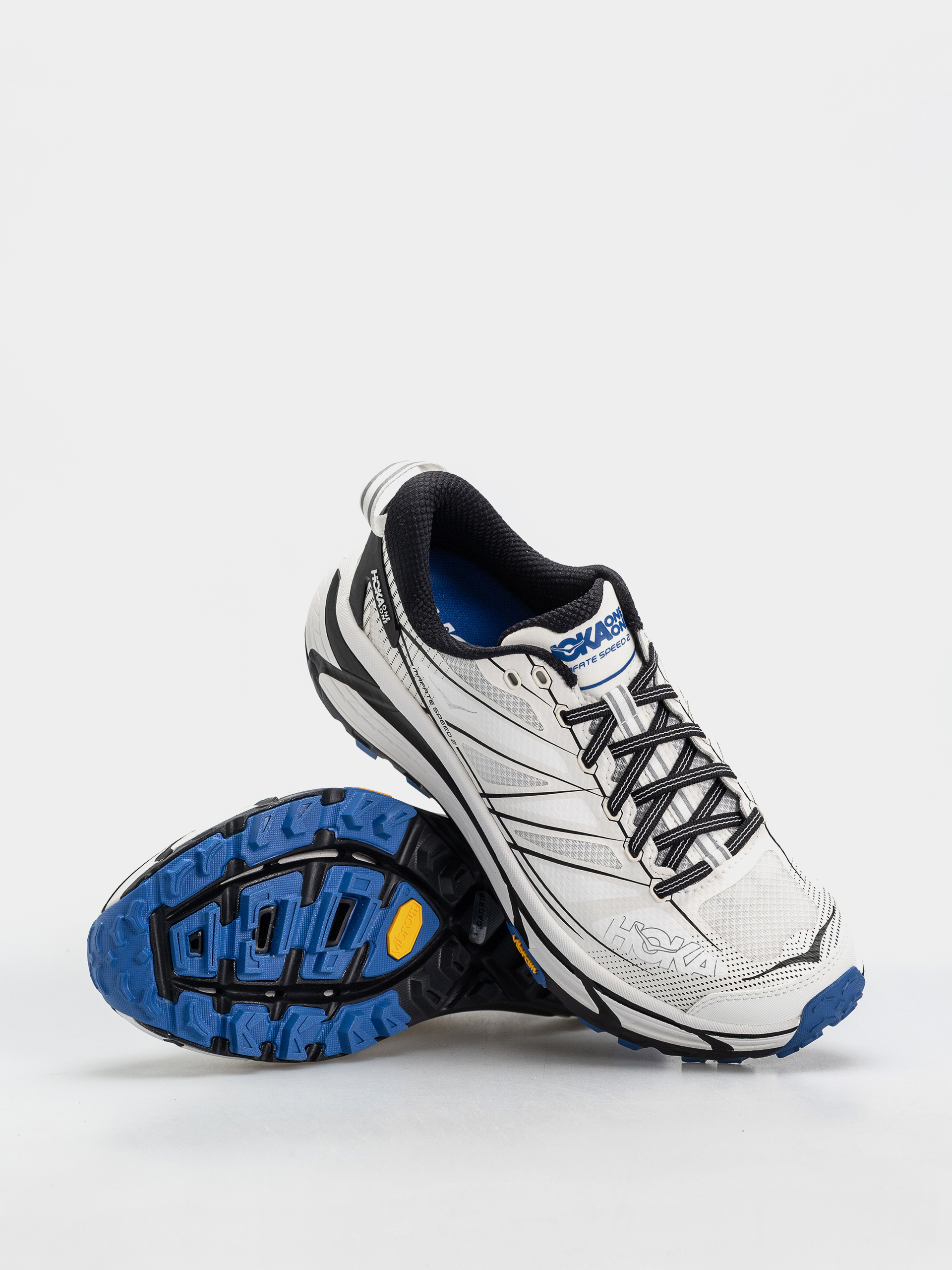 Pantofi Hoka Mafate Speed 2 (white/cobalt blue)