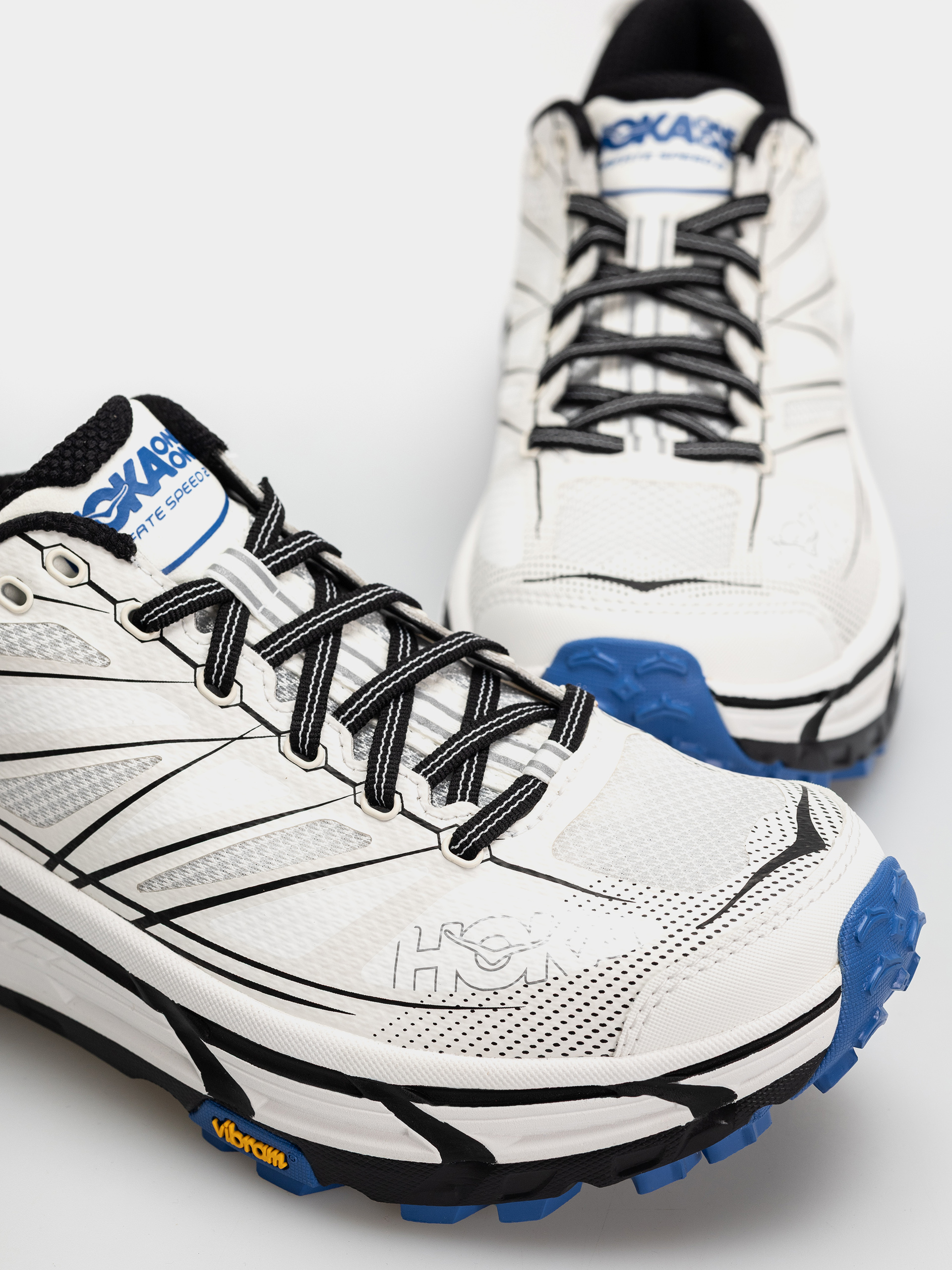 Pantofi Hoka Mafate Speed 2 (white/cobalt blue)