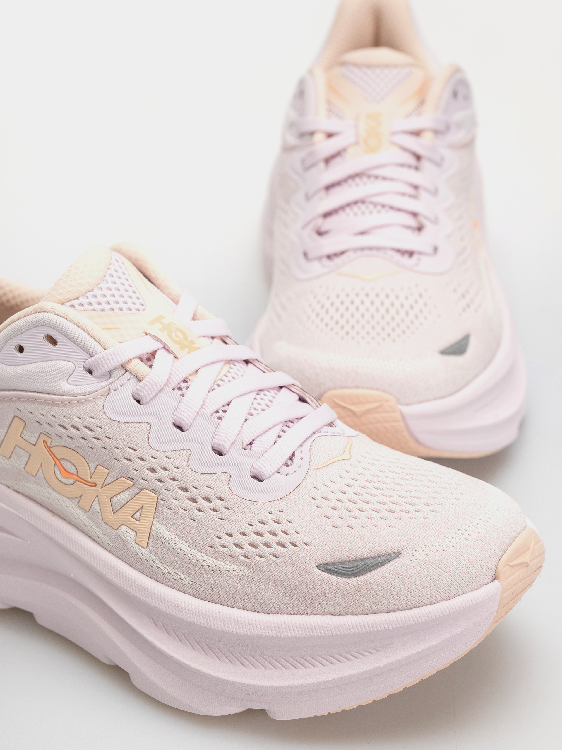Pantofi Hoka Bondi 9 Wmn - roz (lilac cream/tangerine glow)