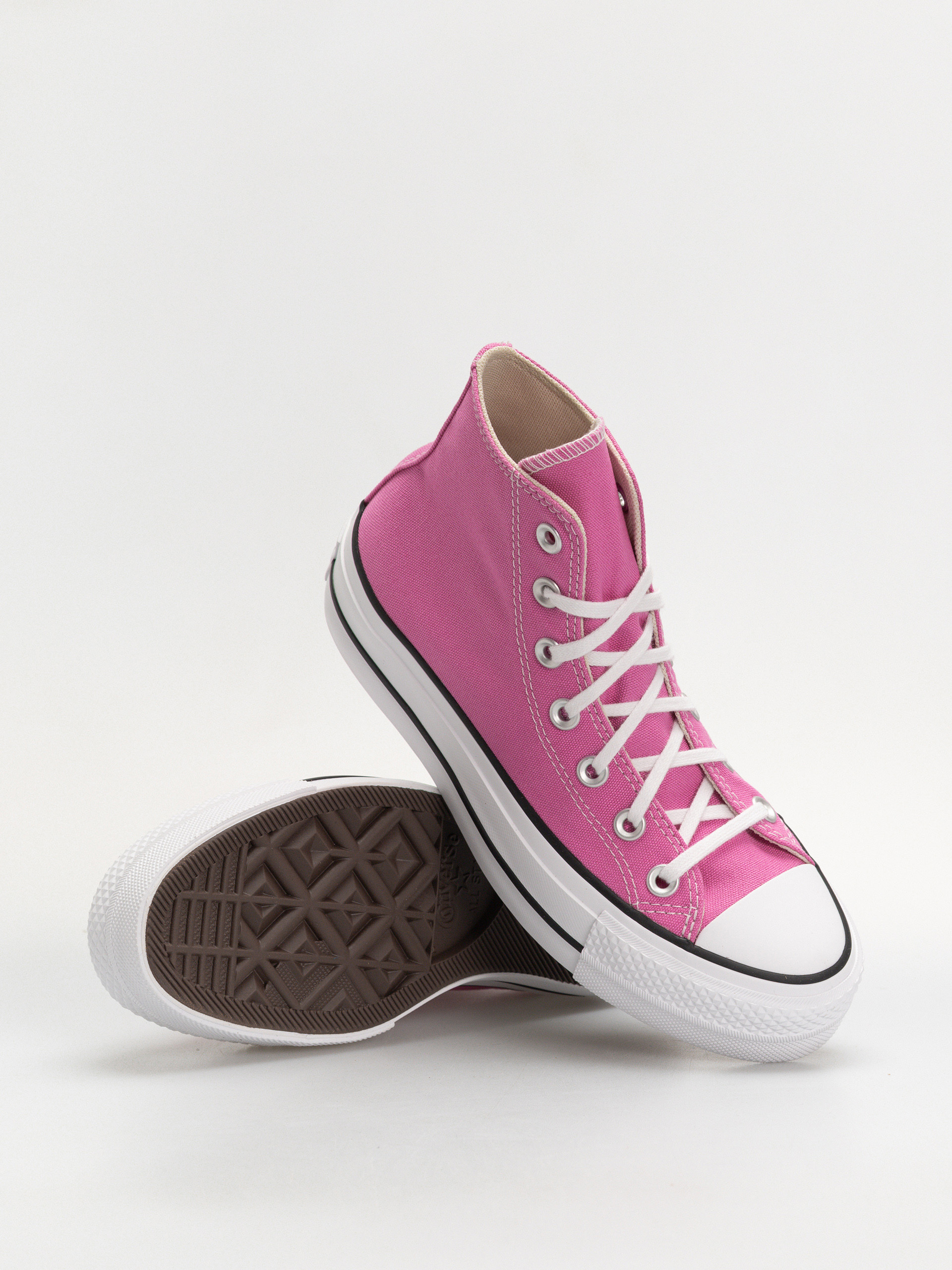 Teniși Converse Chuck Taylor All Star Lift Hi Wmn (shocking orchid/white/black)