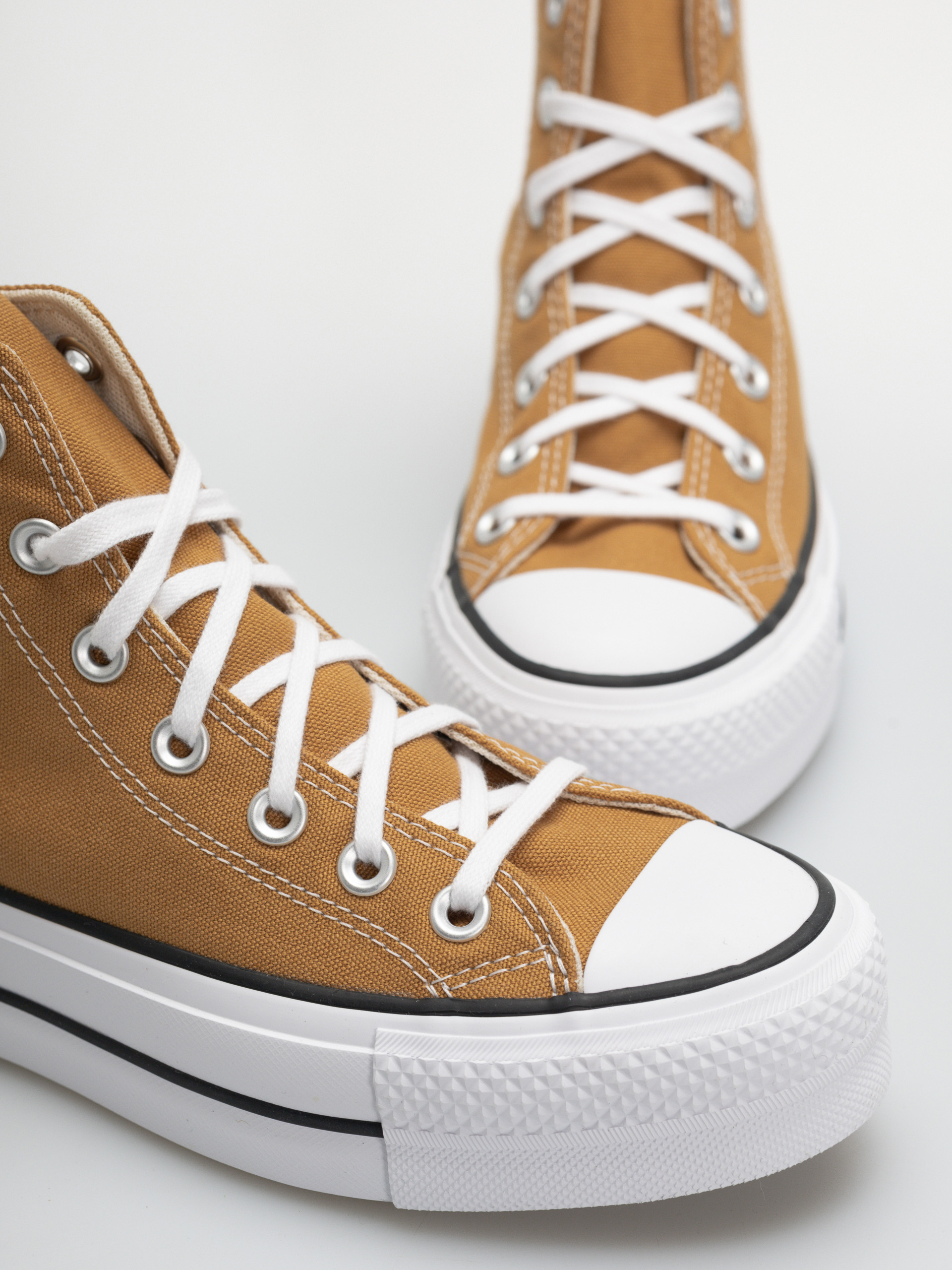 Teniși Converse Chuck Taylor All Star Lift Hi Wmn (honey stick/white/black)