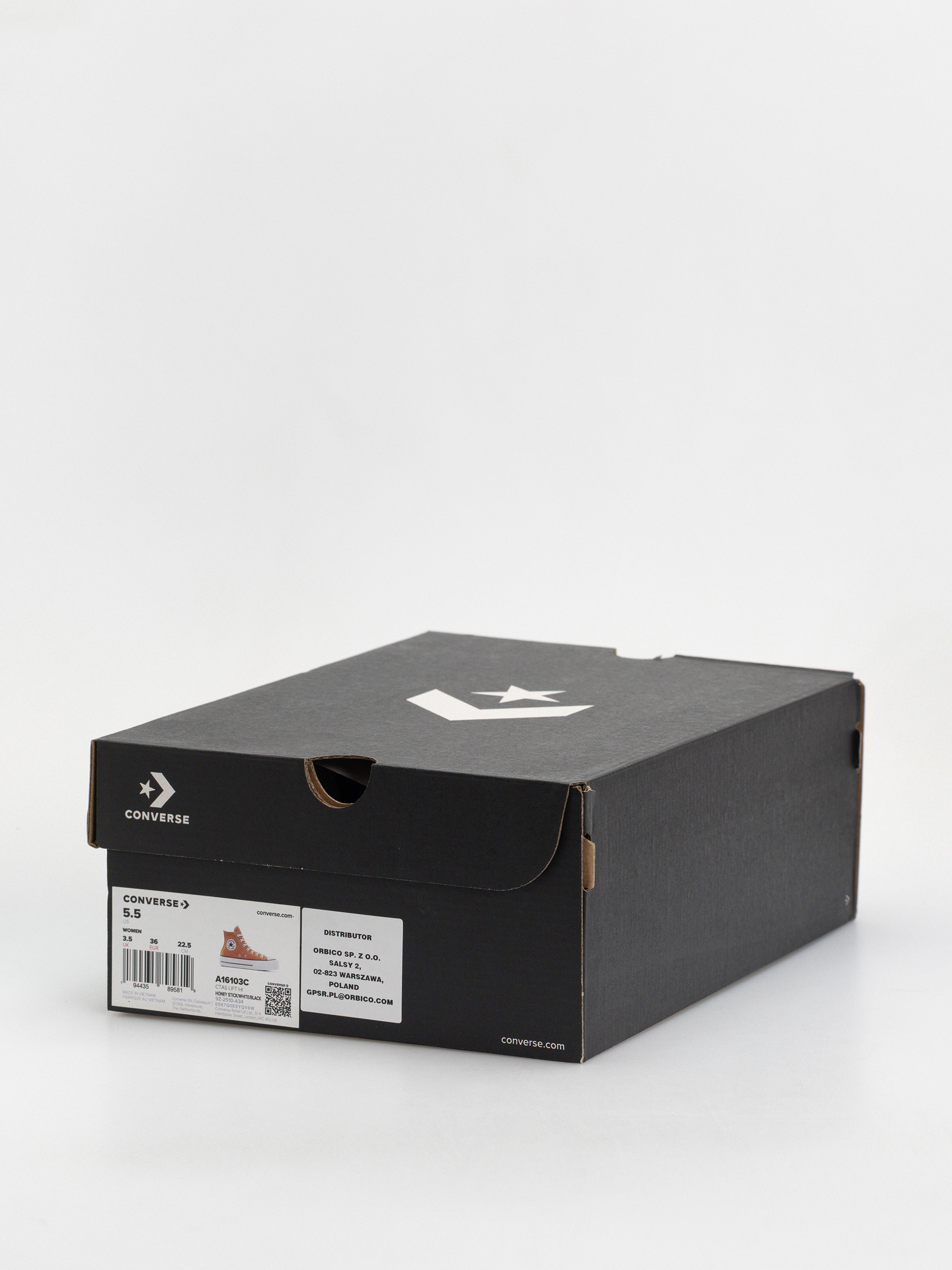 Teniși Converse Chuck Taylor All Star Lift Hi Wmn (honey stick/white/black)