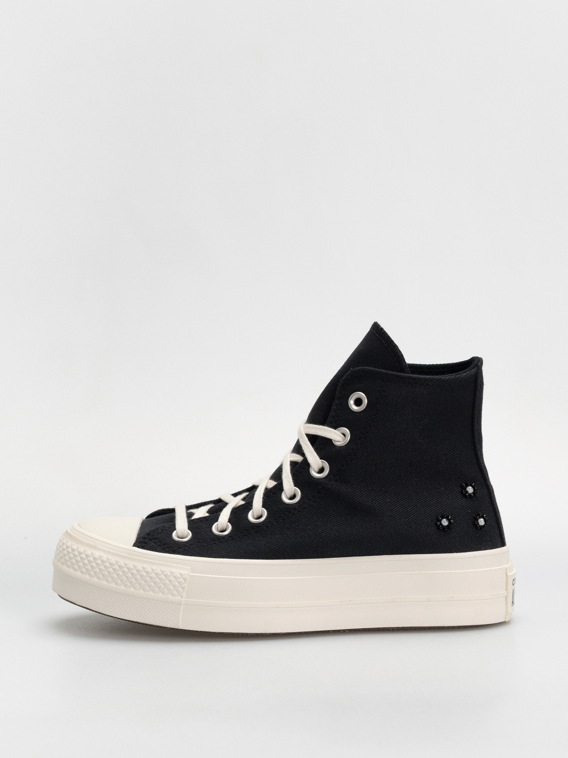 Teniși Converse Chuck Taylor All Star Lift Hi Wmn (black/black/egret)