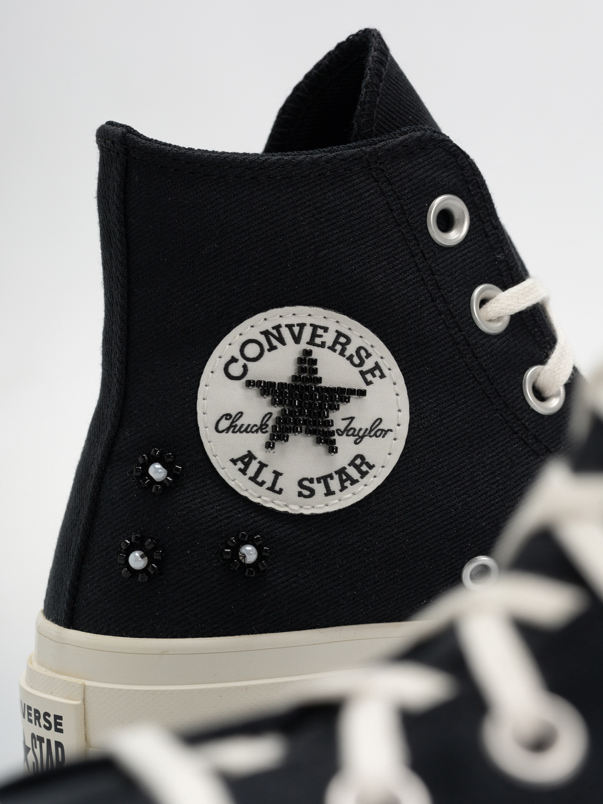 Teniși Converse Chuck Taylor All Star Lift Hi Wmn (black/black/egret)