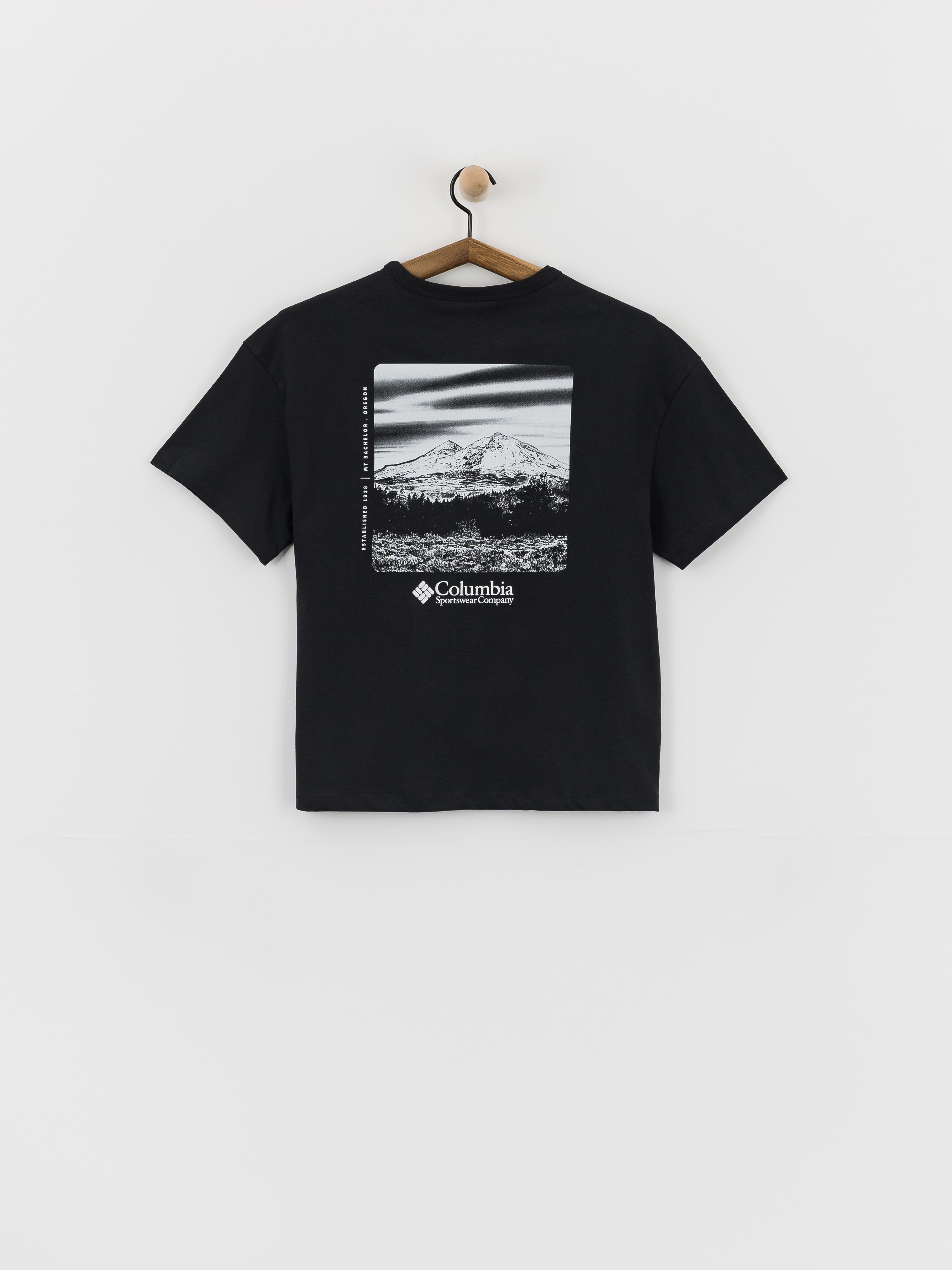 Tricou Columbia CSC Heavyweight Graphic Wmn (black/hoodscape)