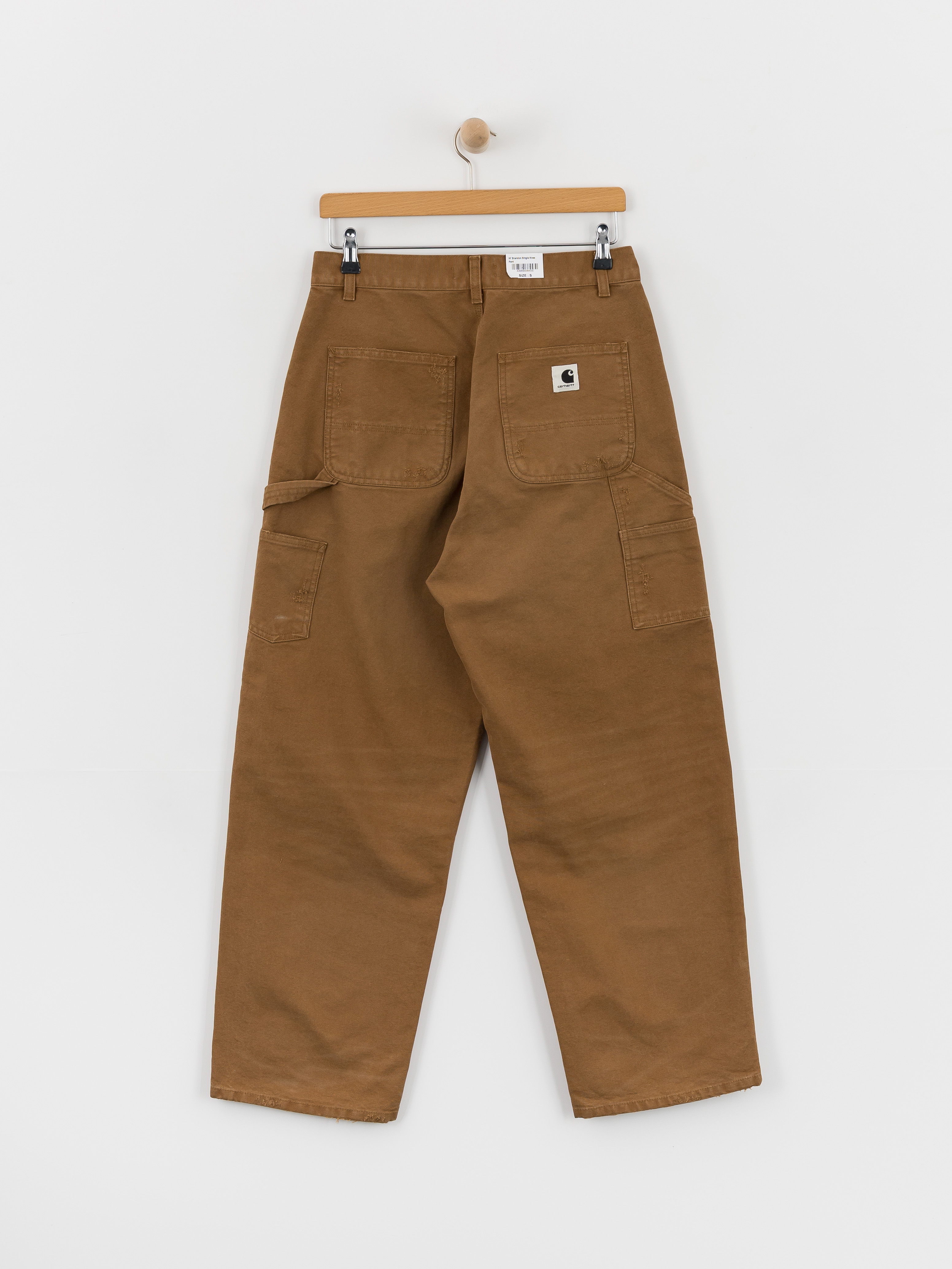 Pantaloni Carhartt WIP Brandon Single Knee Wmn (hamilton brown)