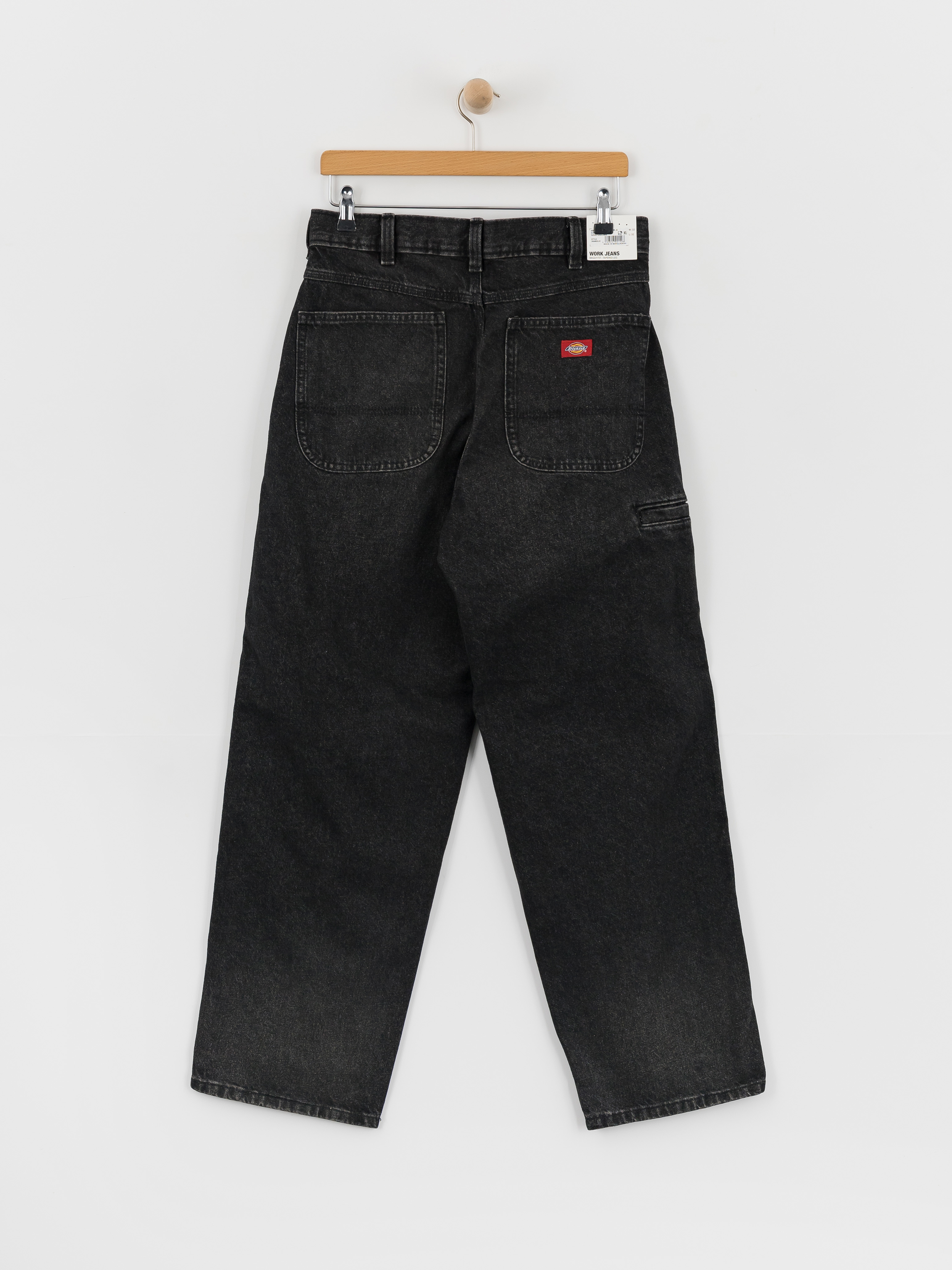 Pantaloni Dickies 958 Baggy Tapered Work (black wash faded)