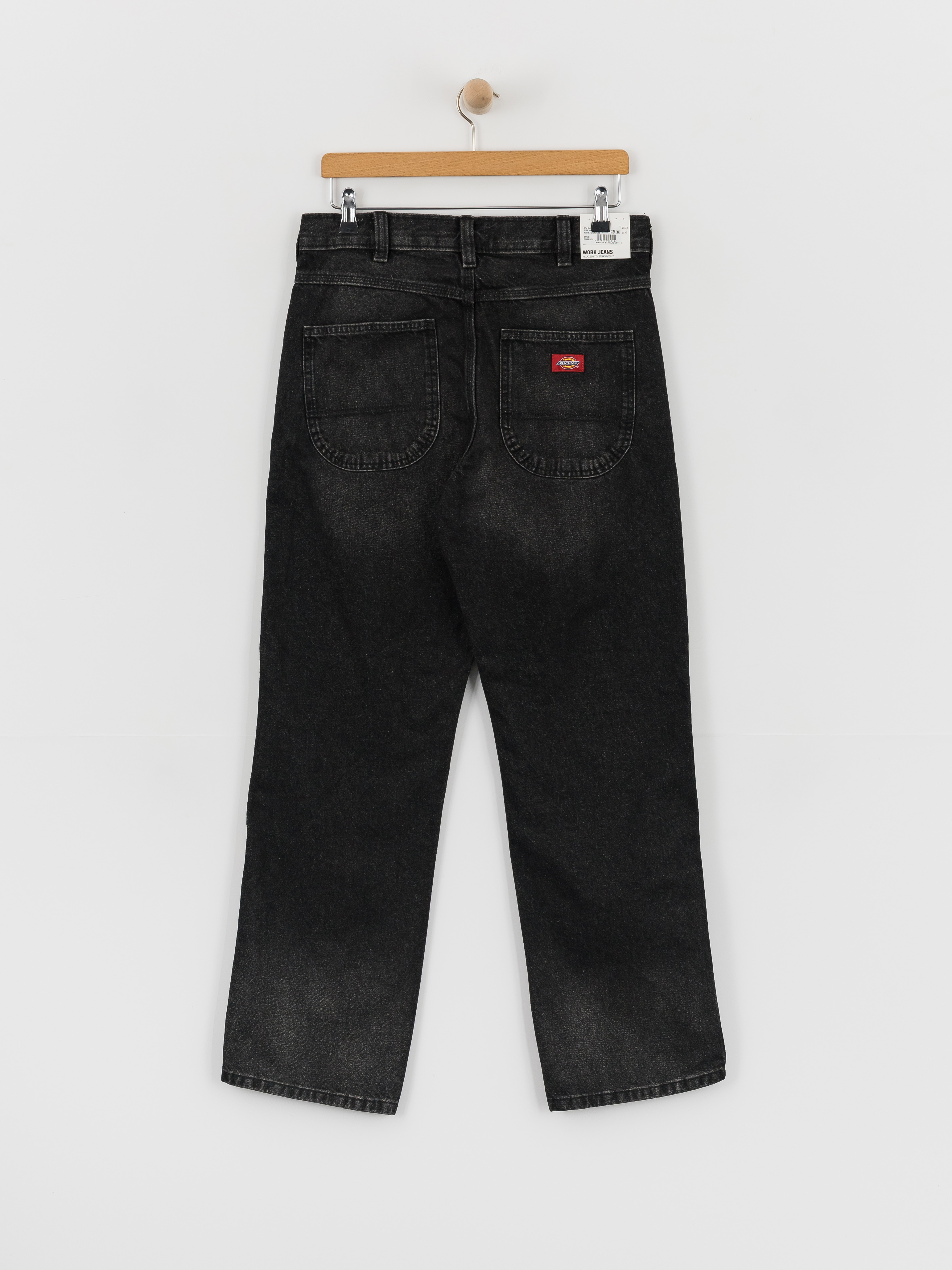 Pantaloni Dickies 954 Relaxed Straight Work (black wash faded)