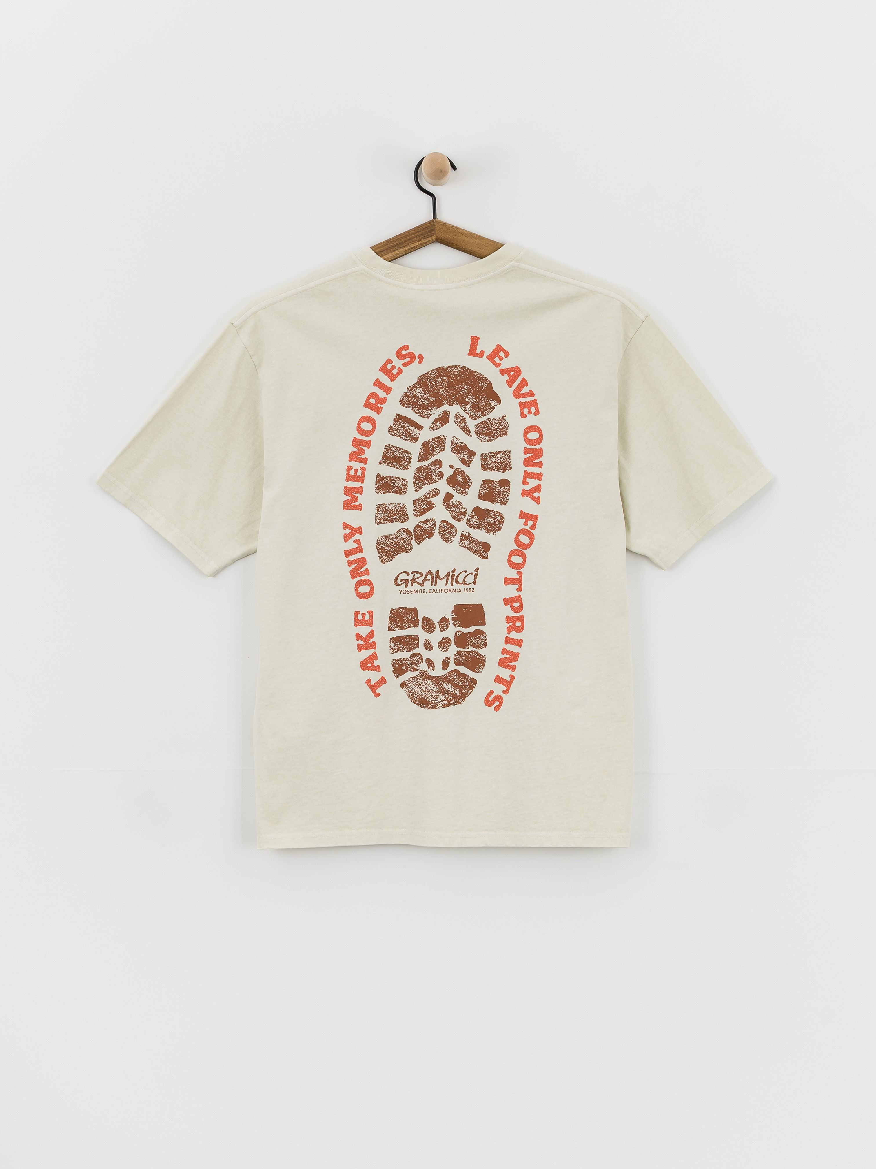 Tricou Gramicci Footprints Pigment Dyed