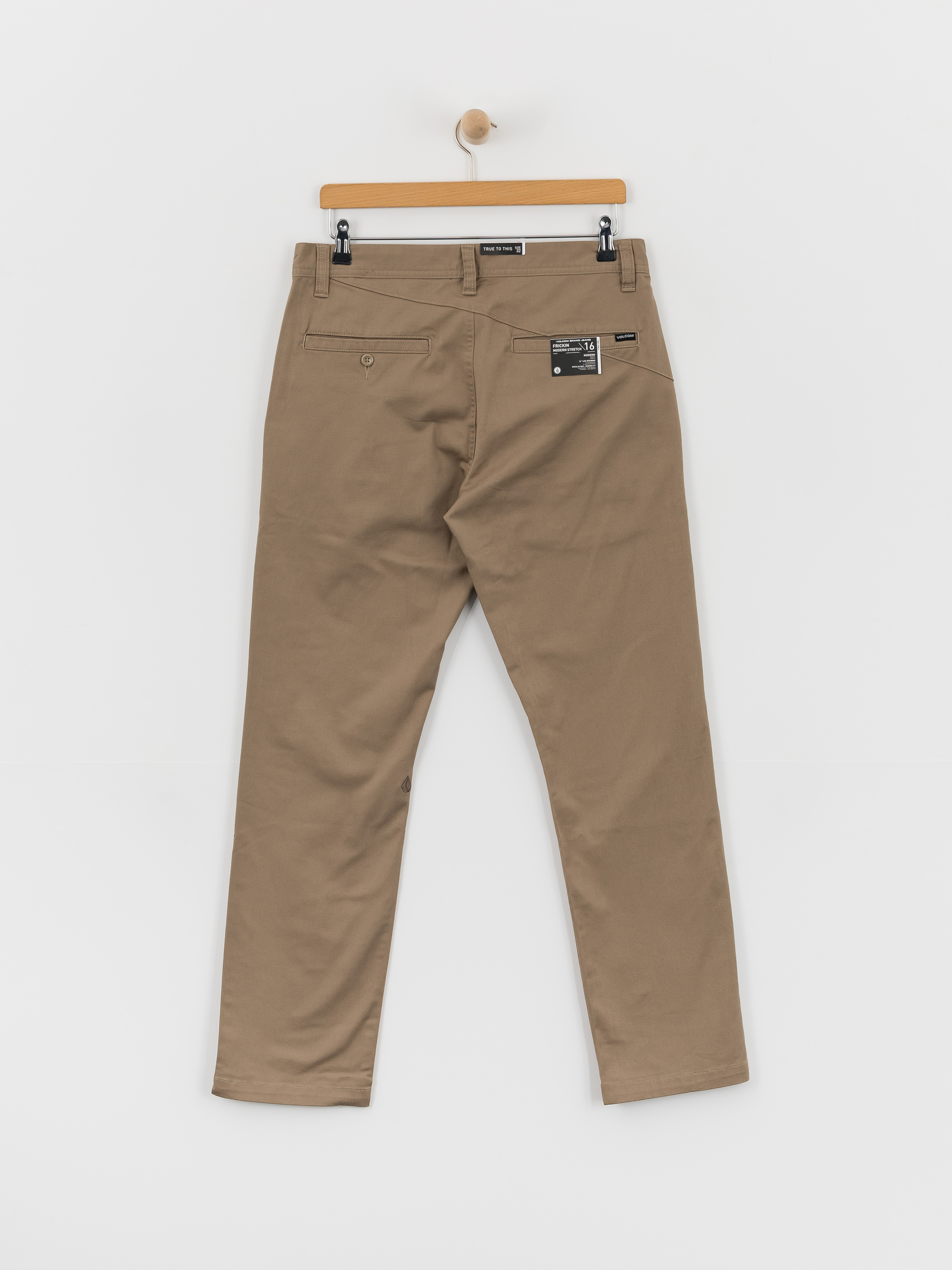 Pantaloni Volcom Frickin Modern Stret (khaki)
