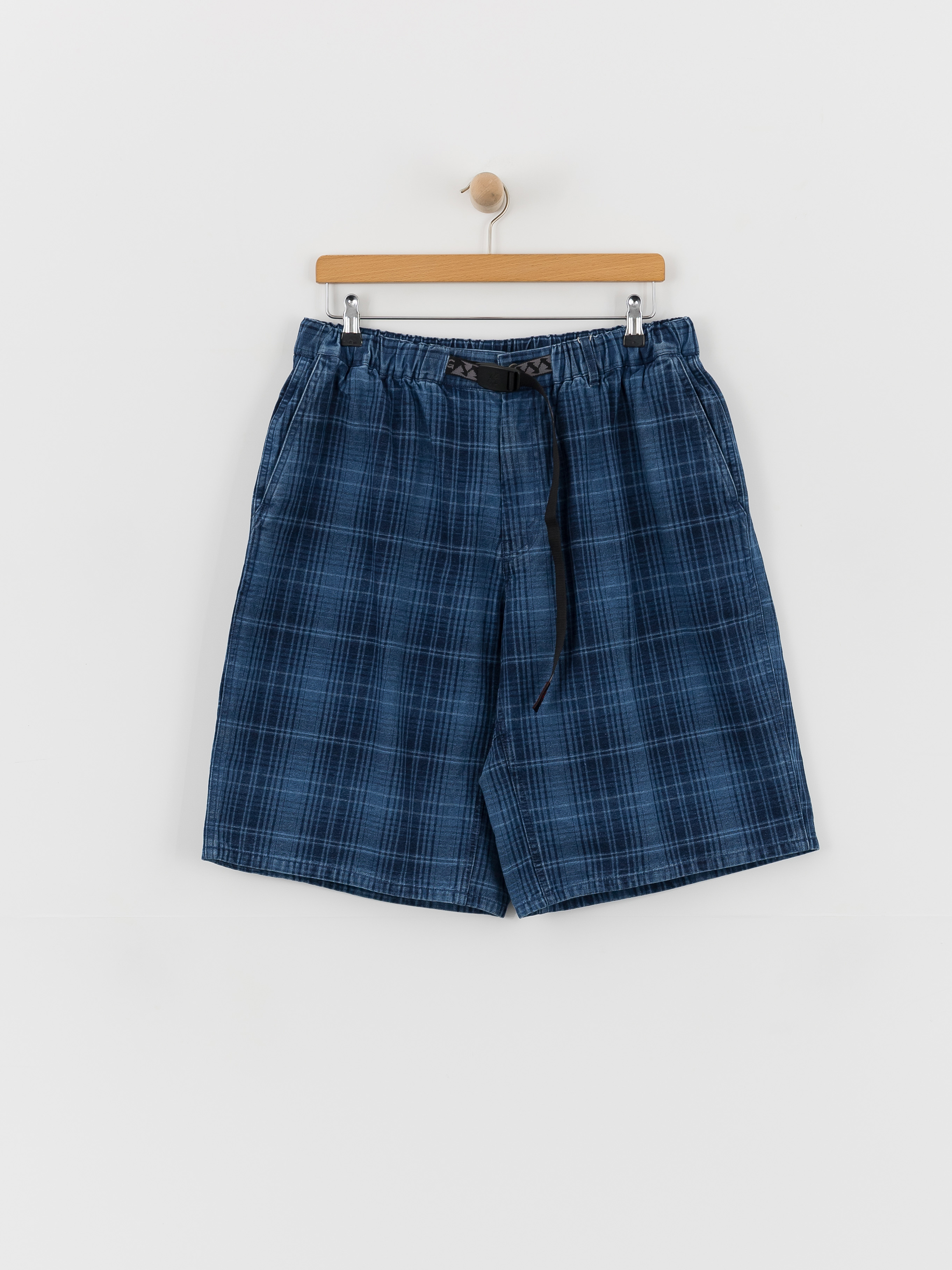 Pantaloni scurți Gramicci Lagoon Short Denim Plaid