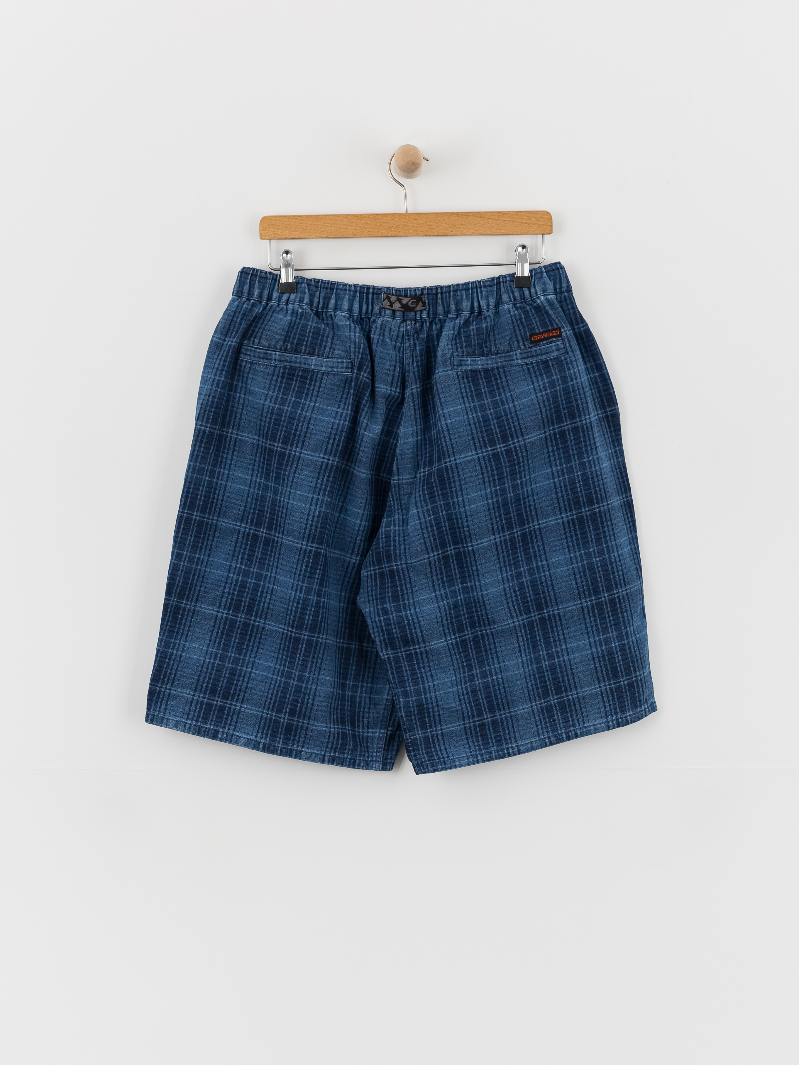 Pantaloni scurți Gramicci Lagoon Short Denim Plaid (ind check pla)