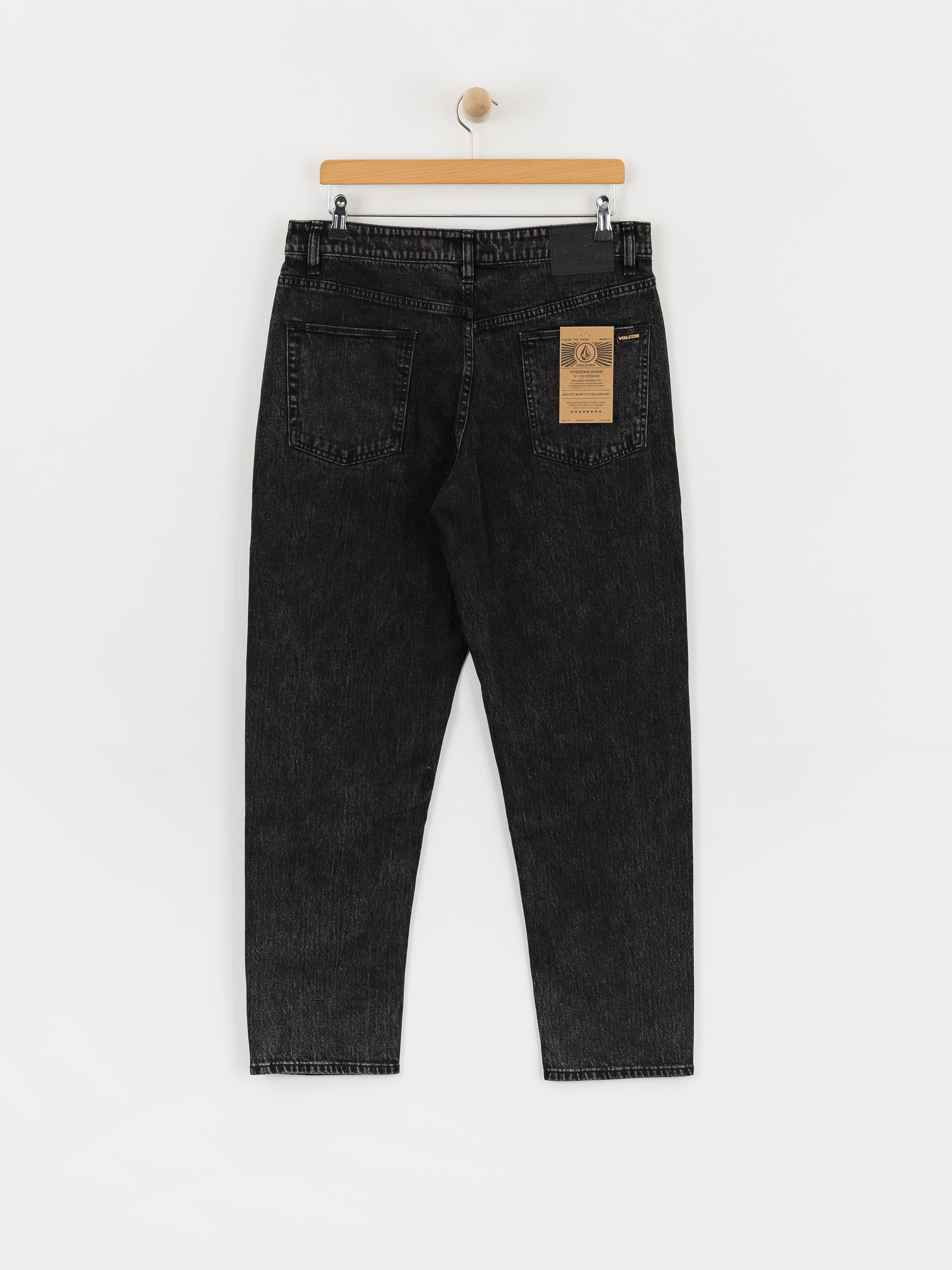 Pantaloni Volcom Fivedown (blackity black)