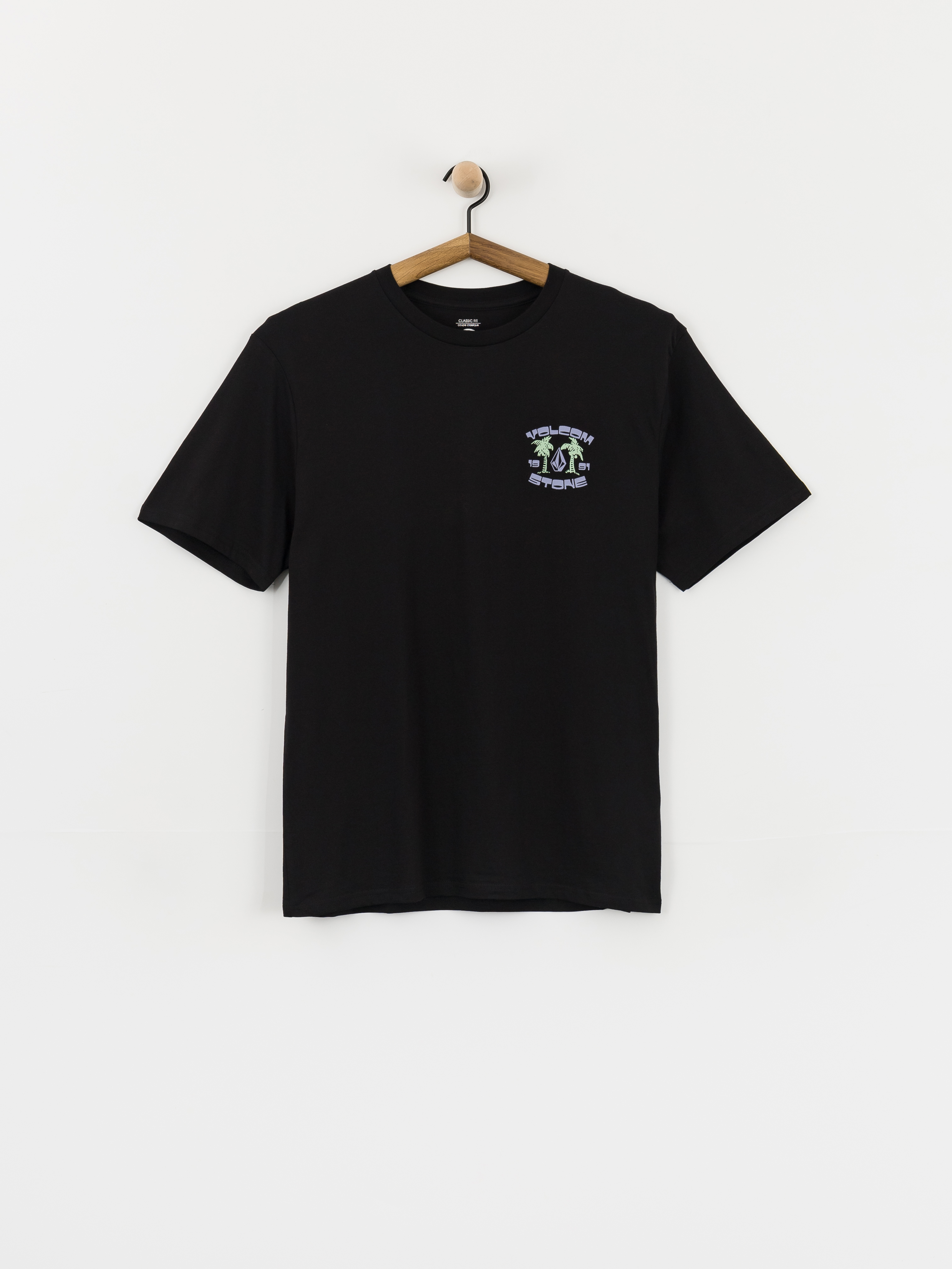 Tricou Volcom 91 Palm Bsc (black)