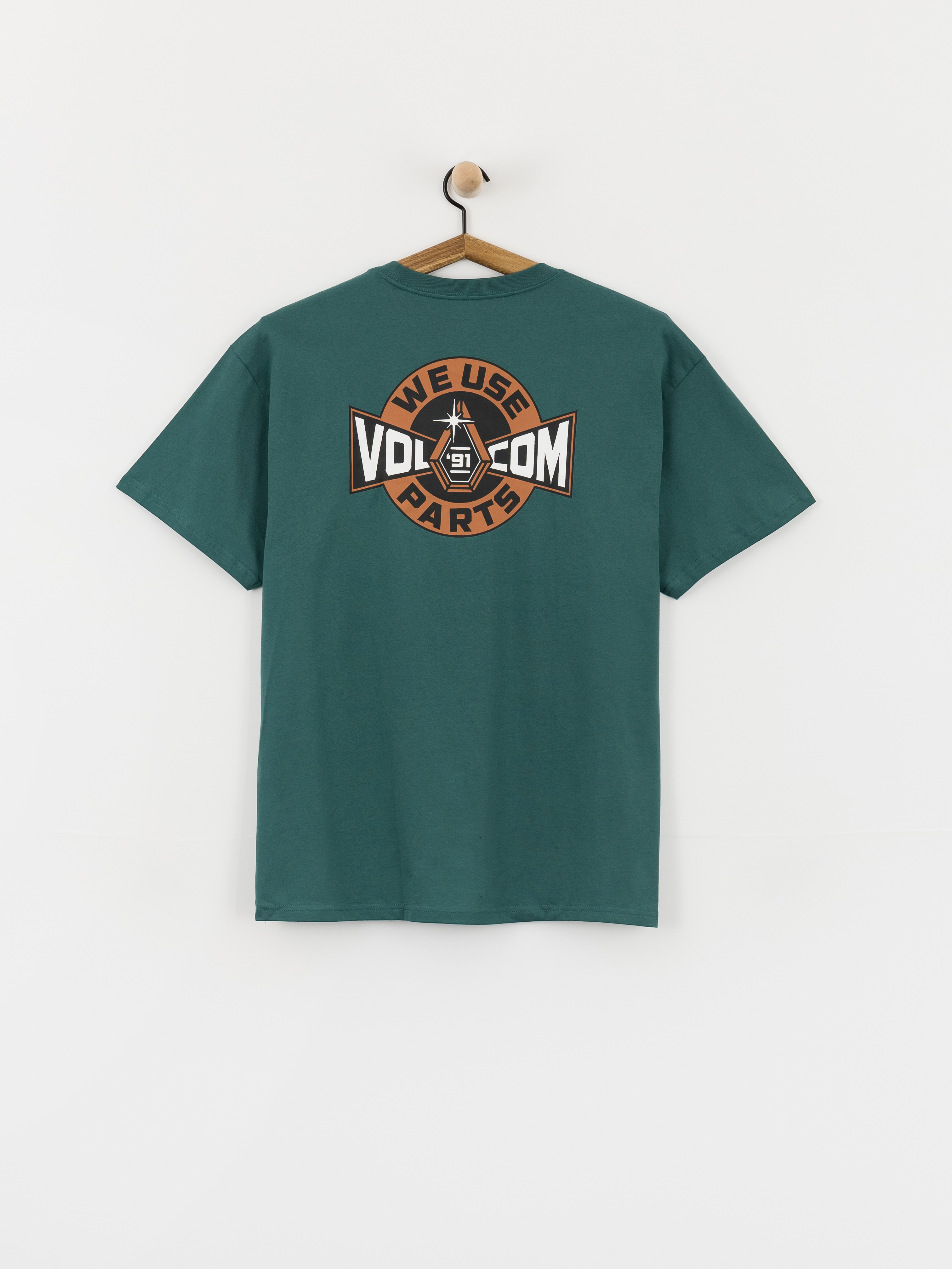 Tricou Volcom Parted Out Pocket (rifle green)