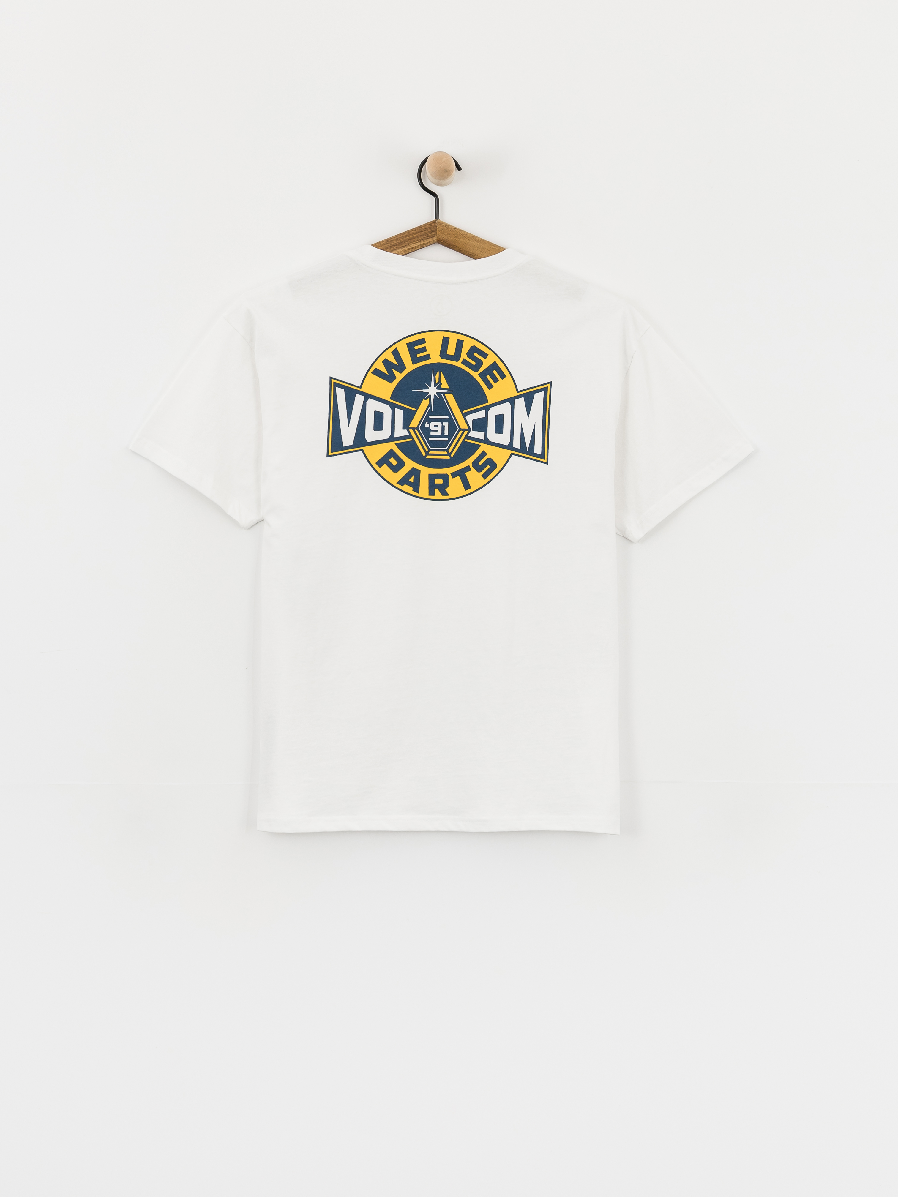 Tricou Volcom Parted Out Pocket (white)