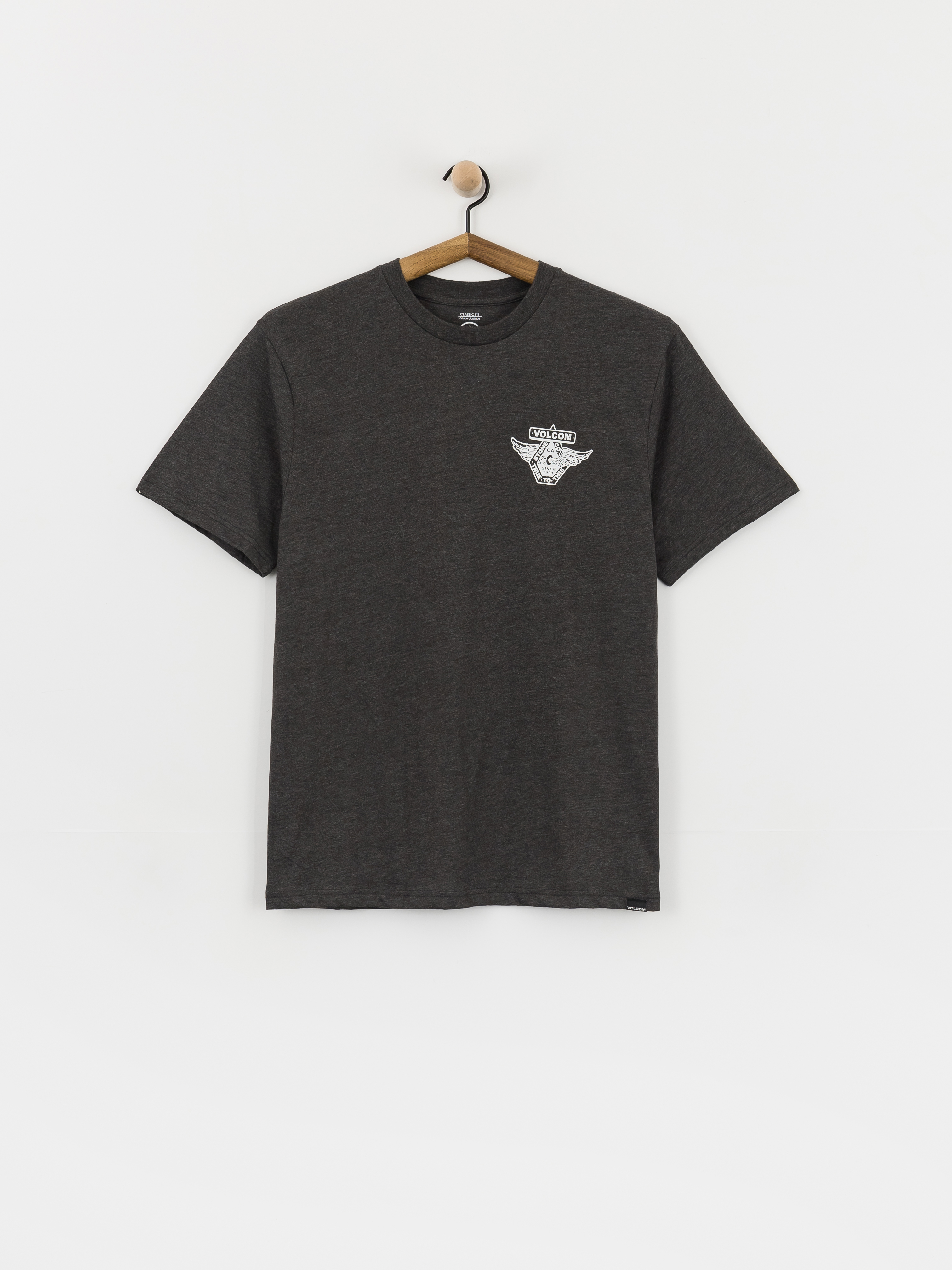 Tricou Volcom Free Wheel Hth (heather black)