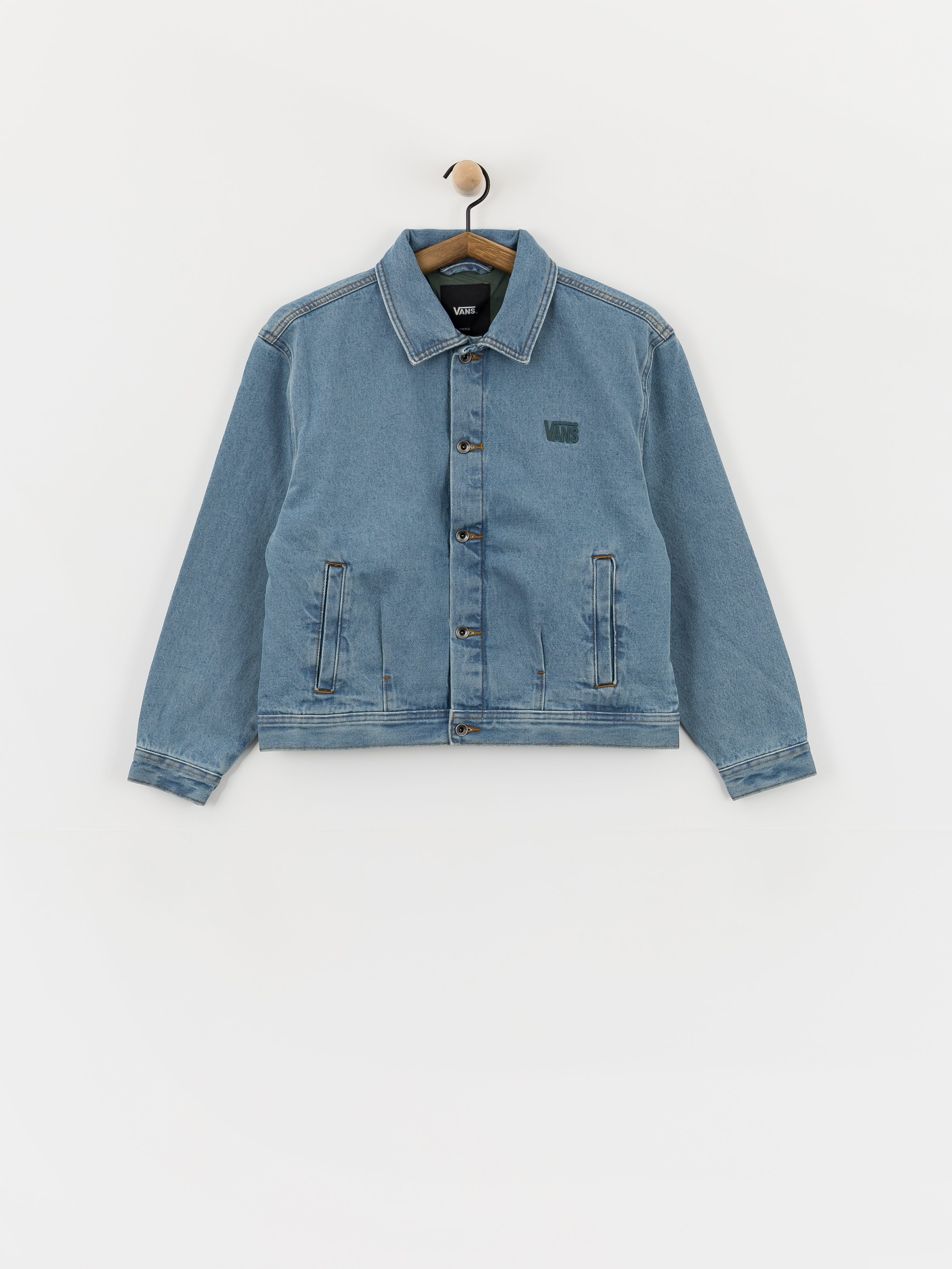 Geacă Vans Pomona Station Wmn (stonewash/blue)