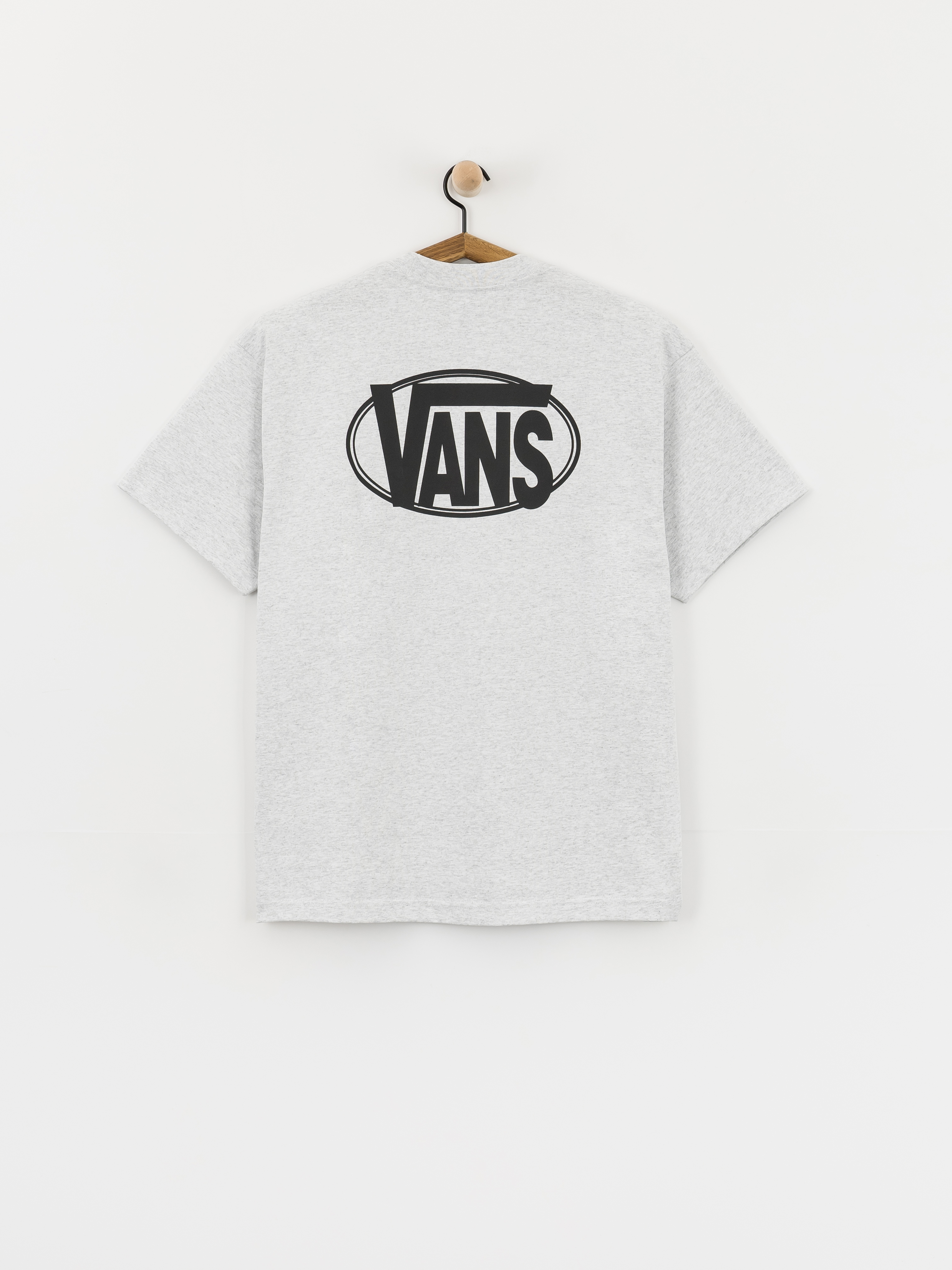 Tricou Vans Oval Logo Loose (light grey heat)