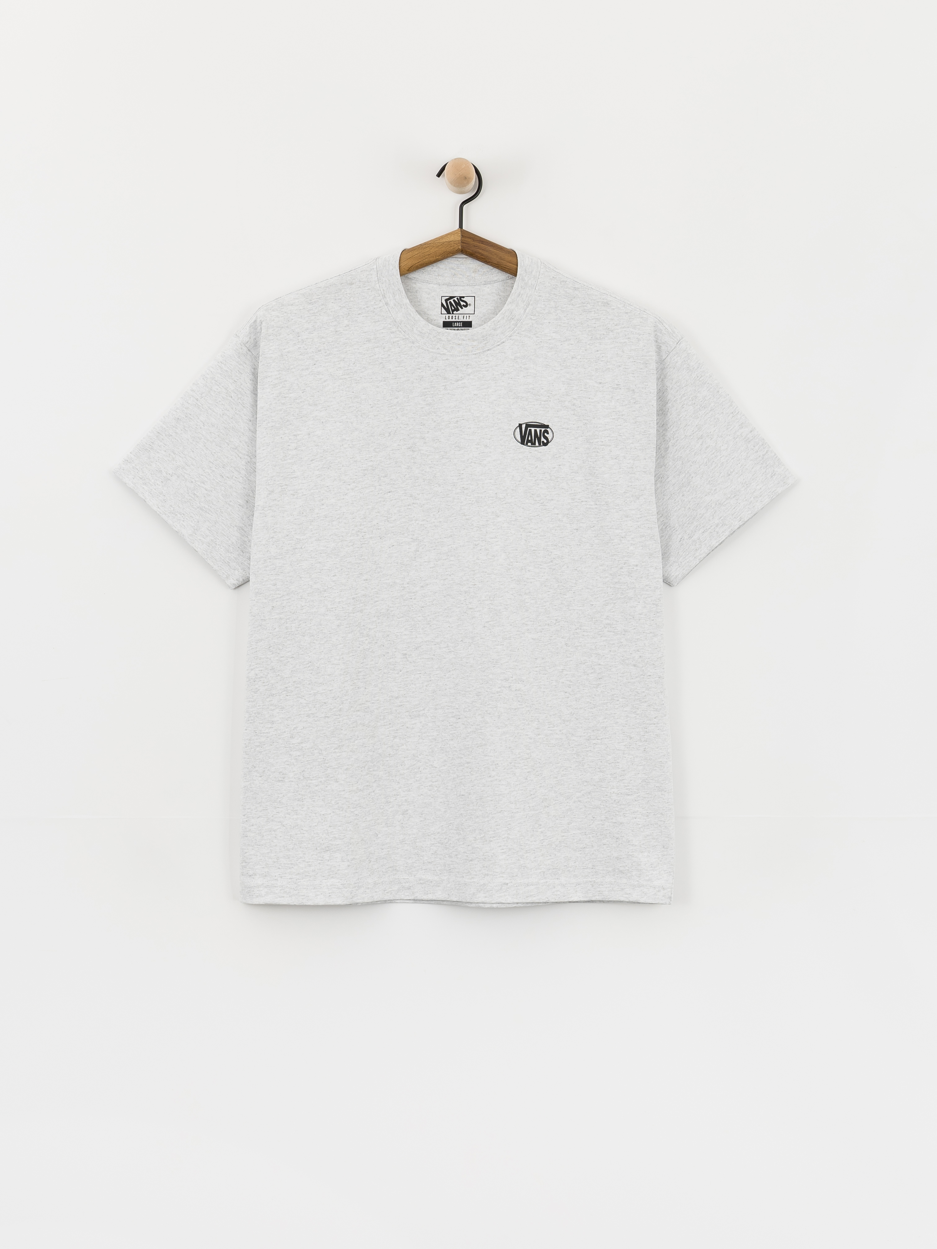 Tricou Vans Oval Logo Loose (light grey heat)
