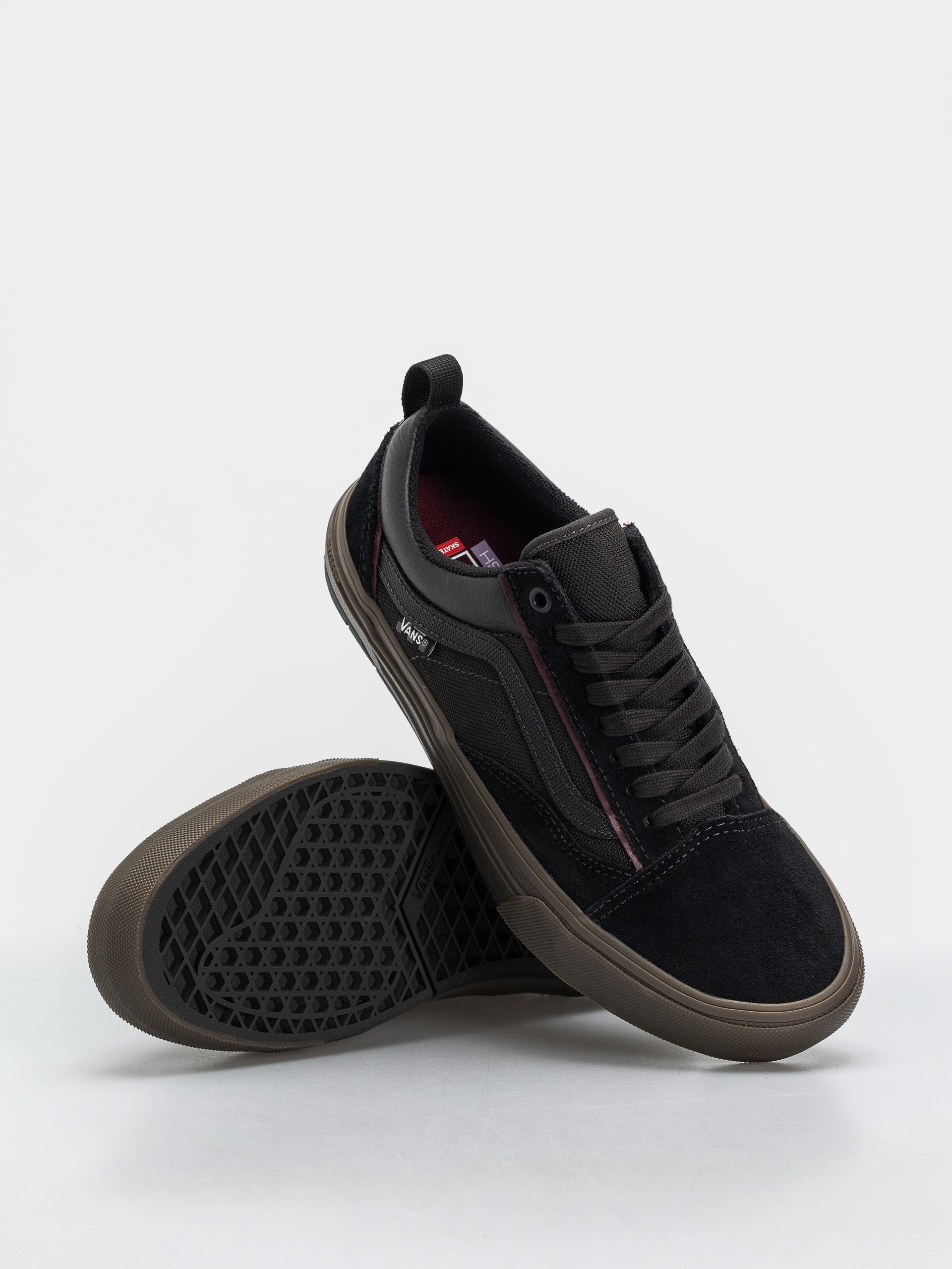 Pantofi Vans Skate Old Skool Wafflecup (black/dark gum)