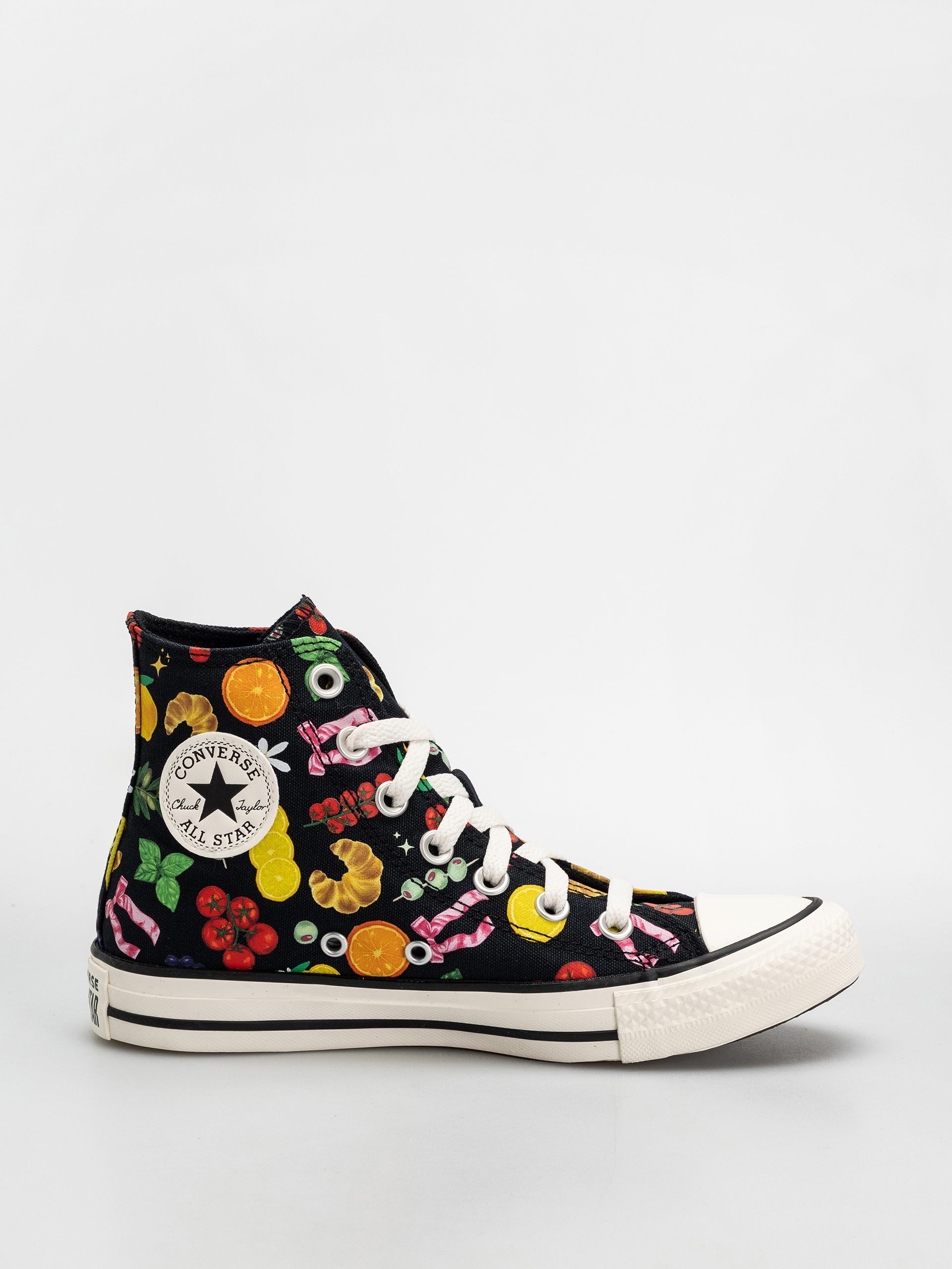 Teniși Converse Chuck Taylor All Star Hi (black/yellow/egret)