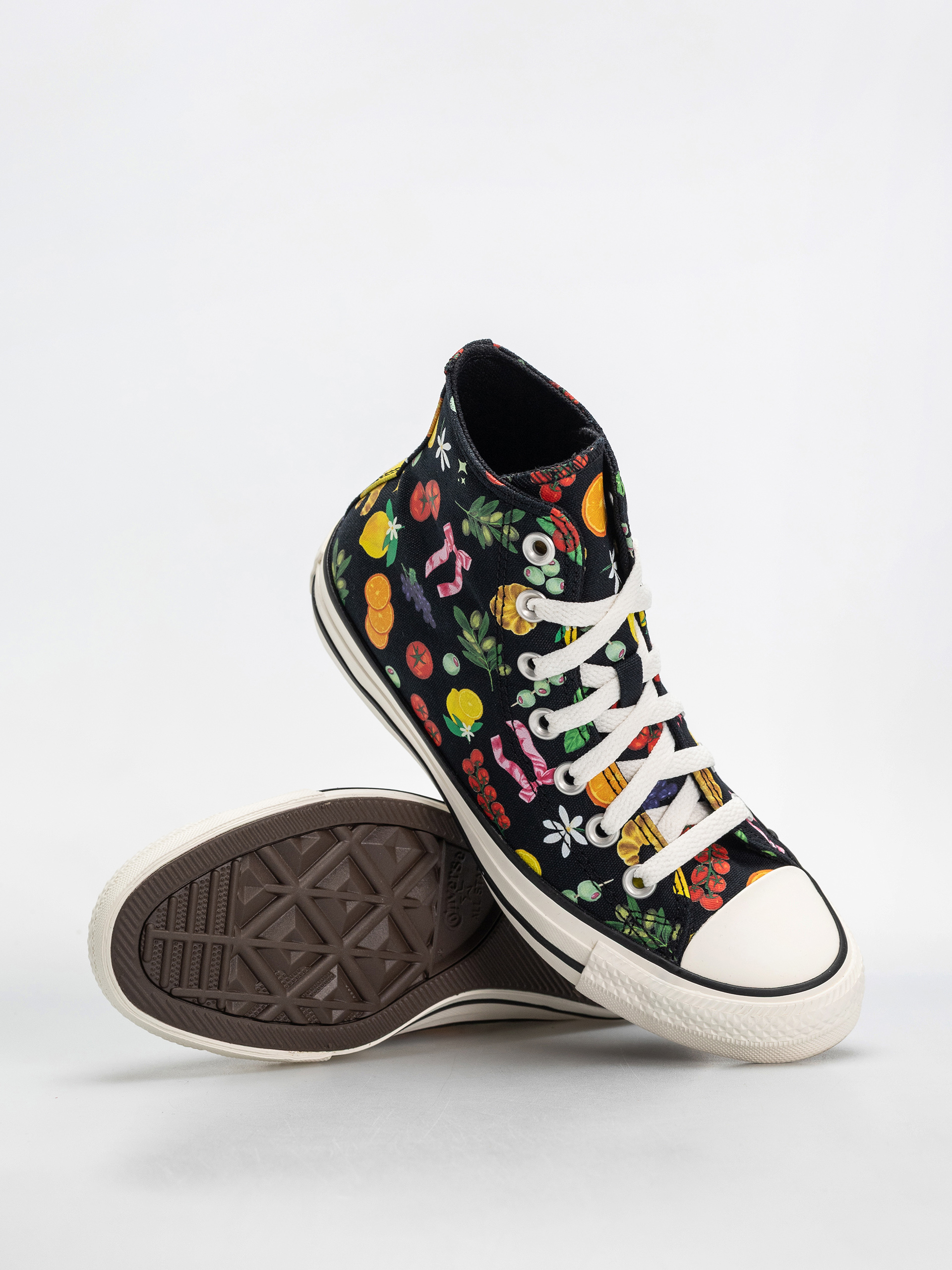 Teniși Converse Chuck Taylor All Star Hi (black/yellow/egret)