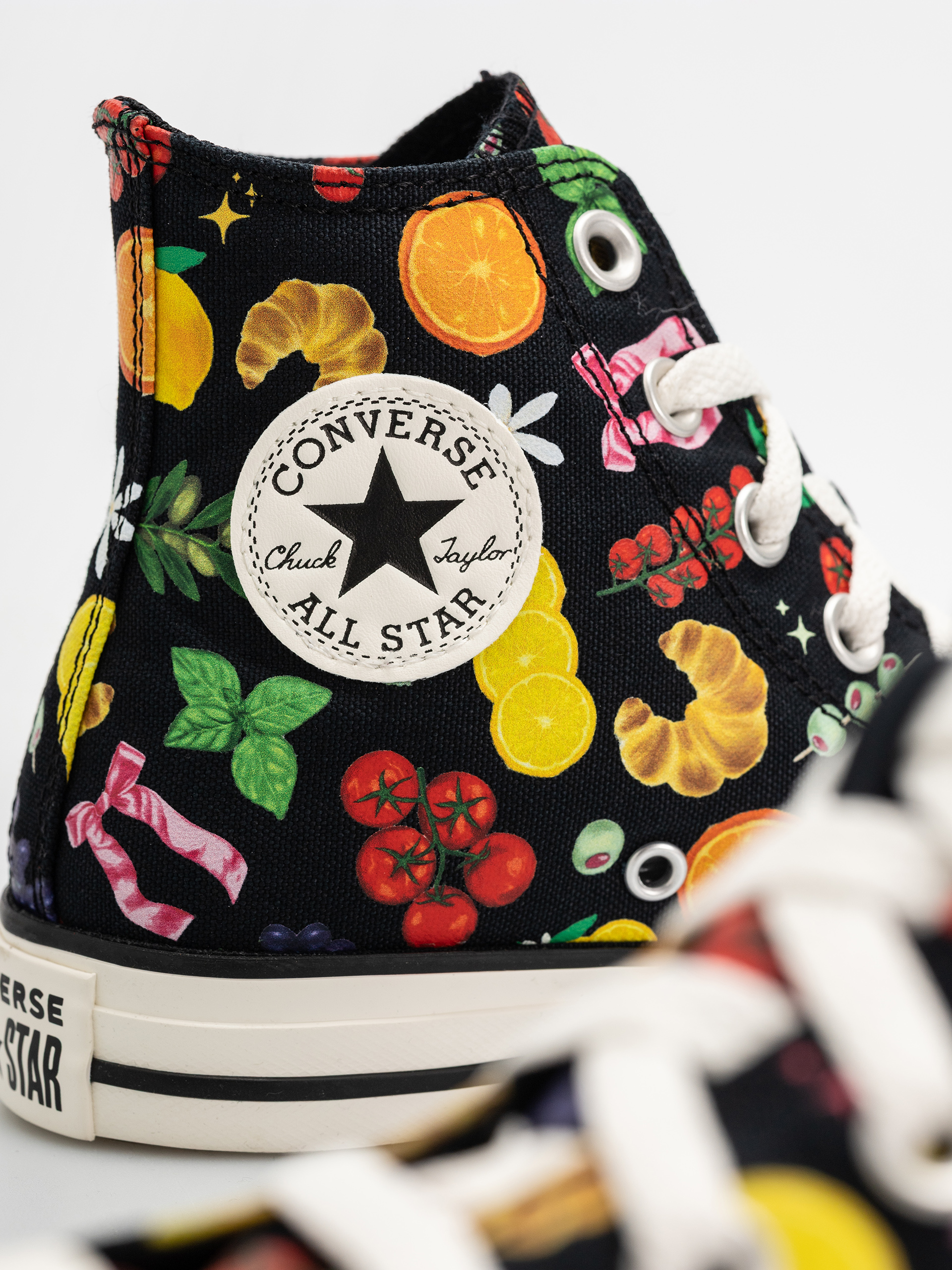Teniși Converse Chuck Taylor All Star Hi (black/yellow/egret)