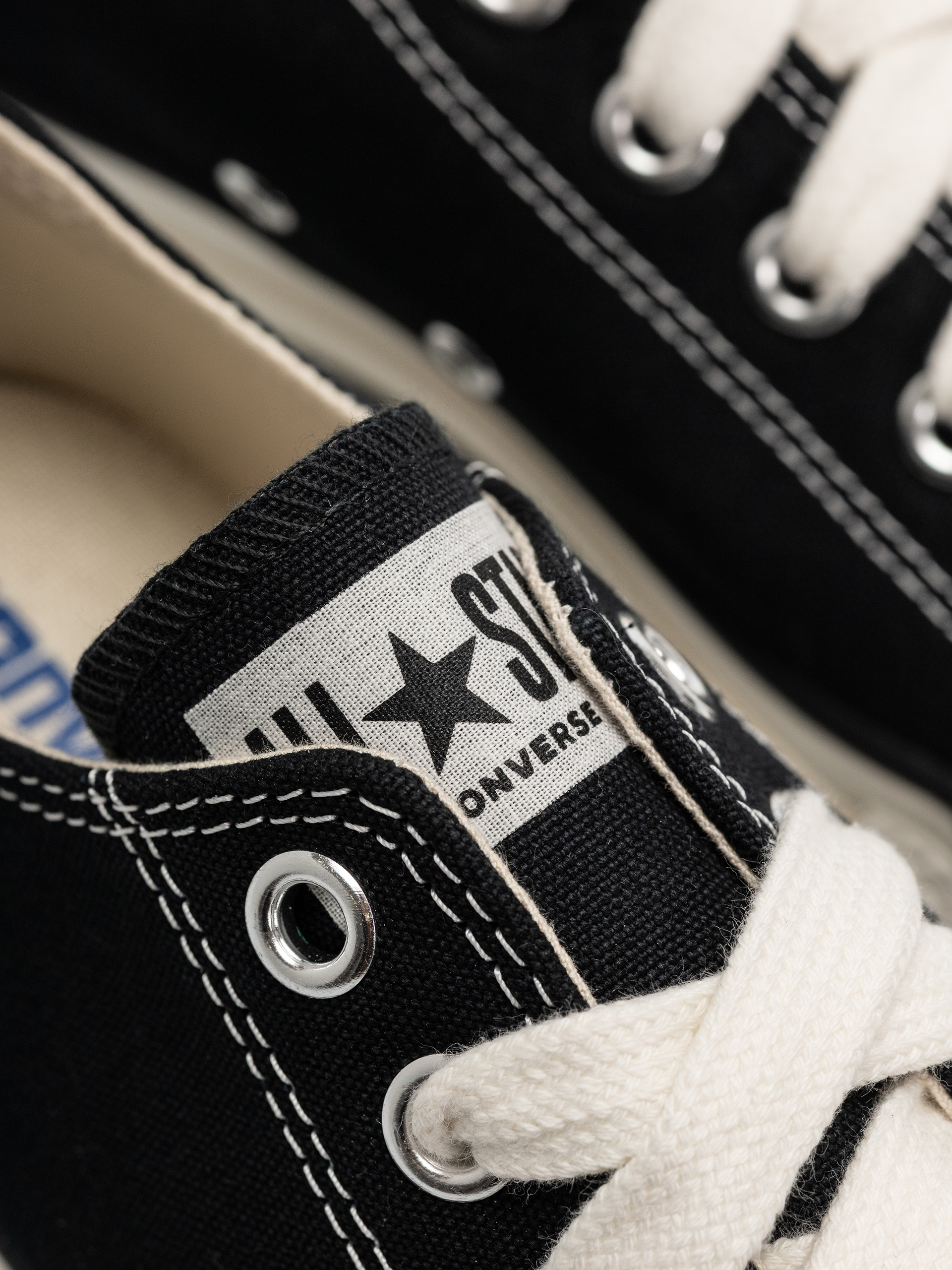 Teniși Converse Chuck Taylor Throwback Ox (black/vintage white)