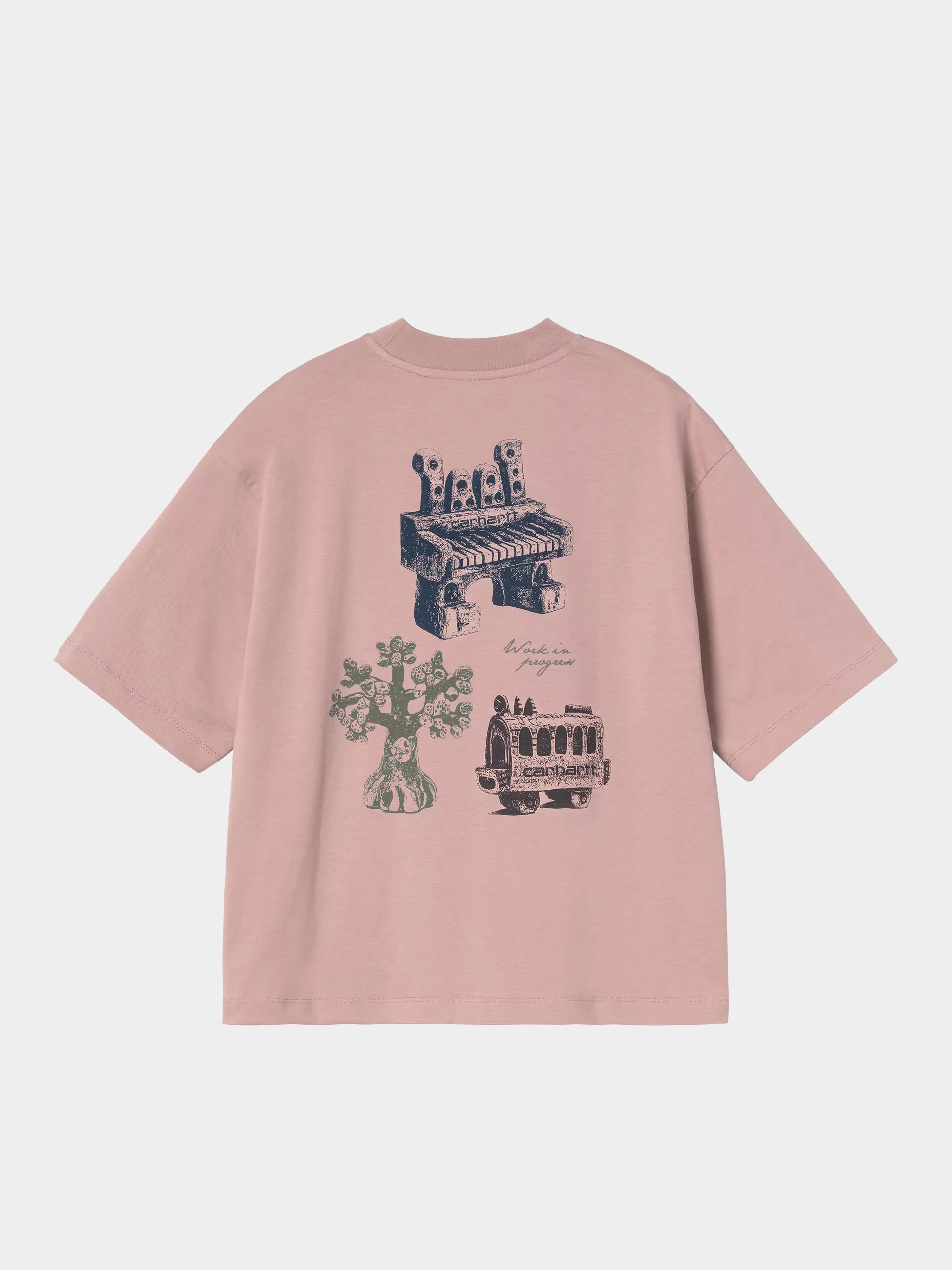 Tricou Carhartt WIP Forma Wmn (gentle pink)