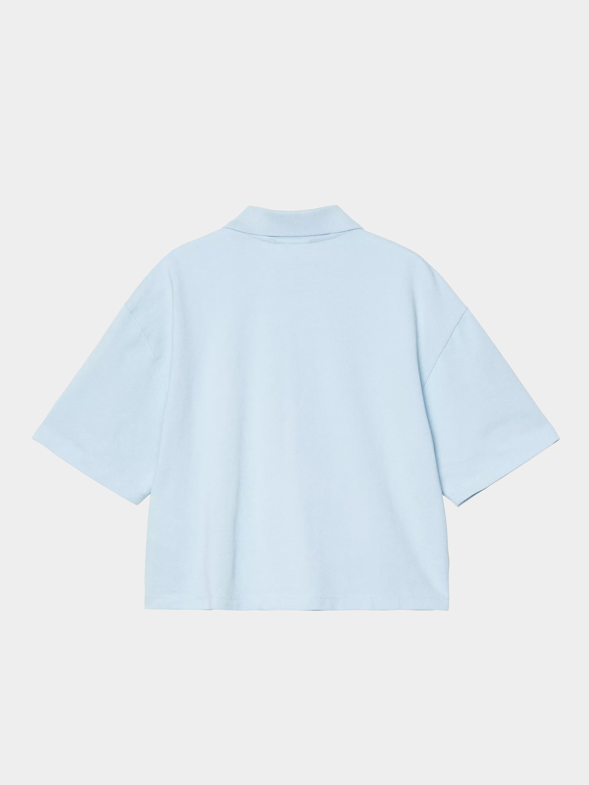 Tricou Carhartt WIP Script Polo Wmn (icaria/white)