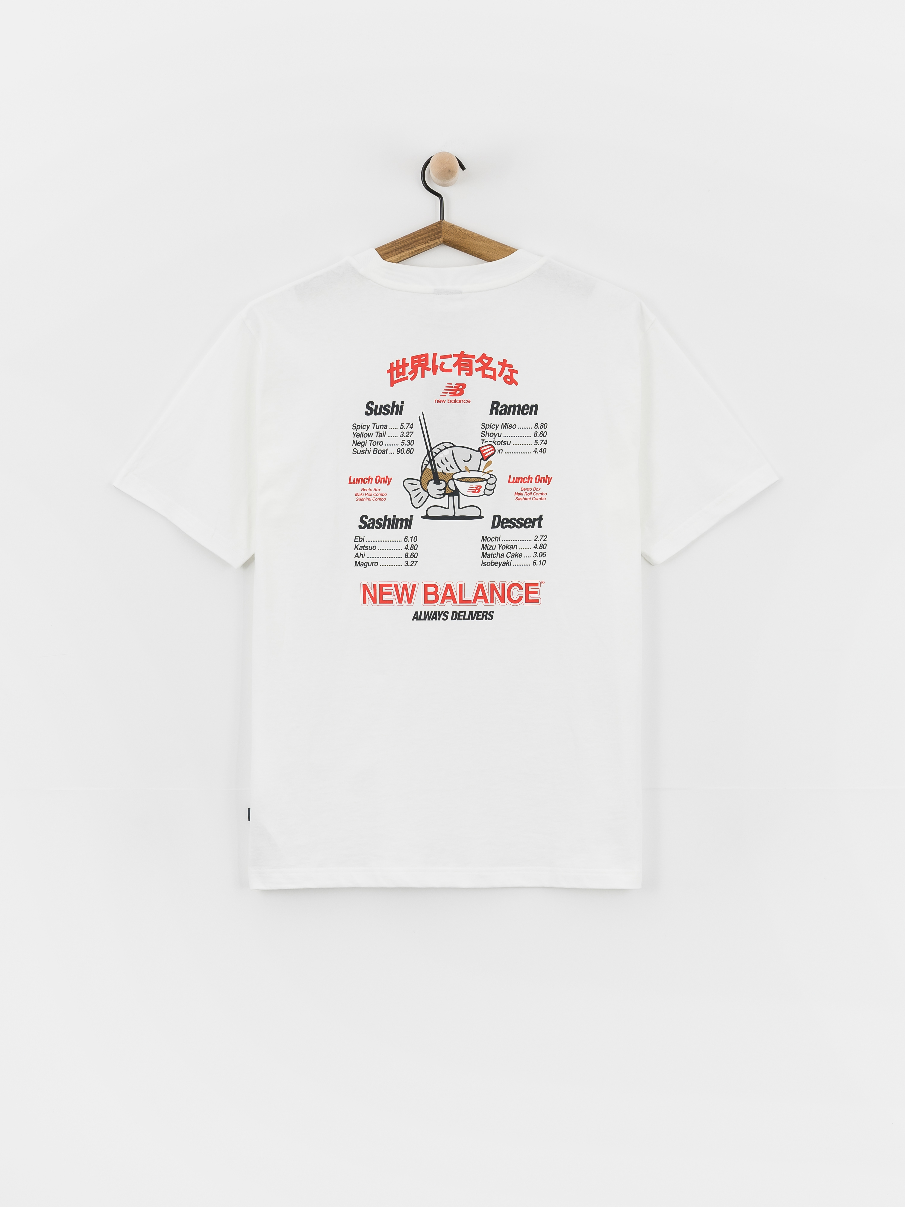 Tricou New Balance Ramen (white)