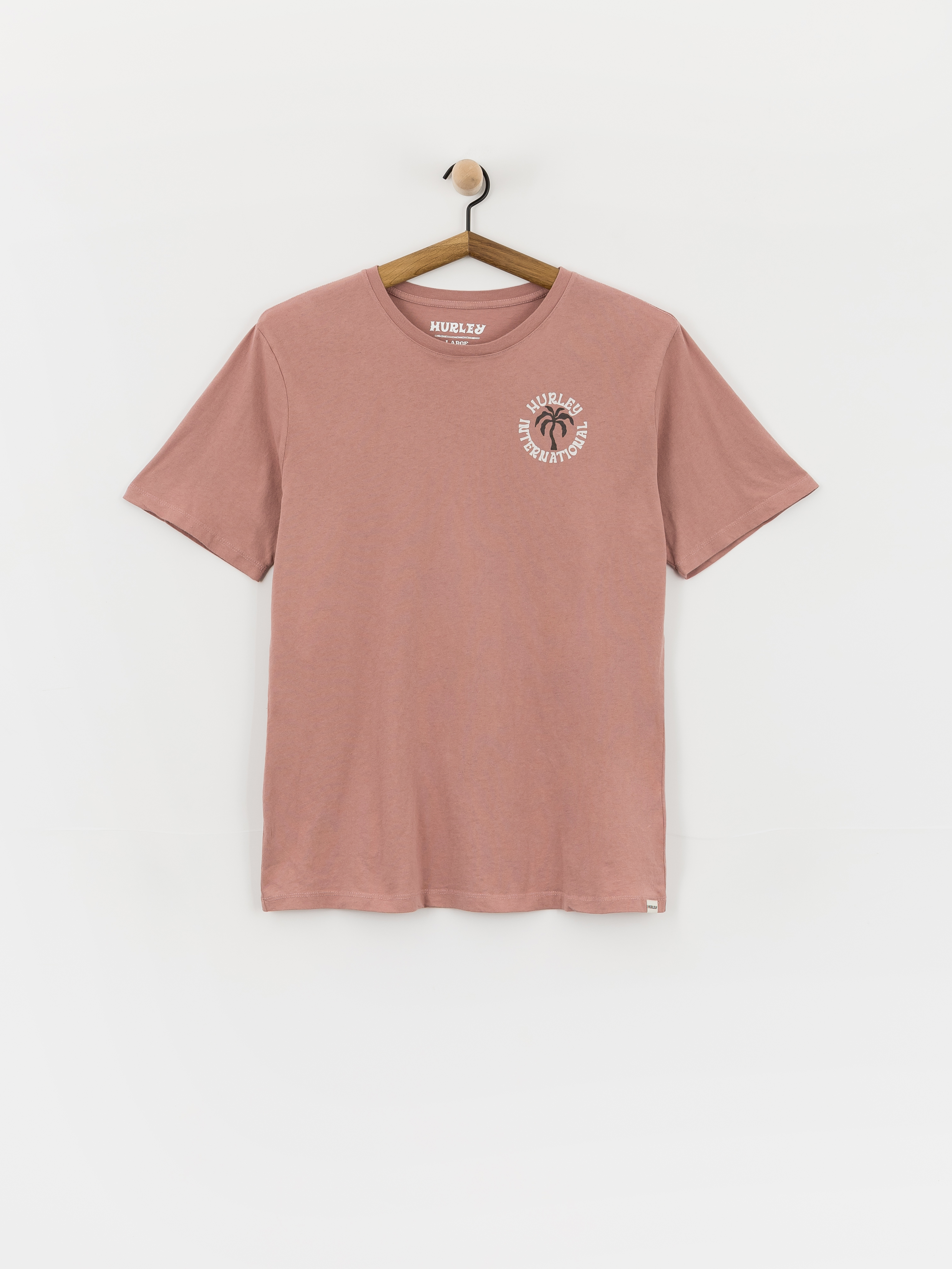 Tricou Hurley Palm (phantom rose)