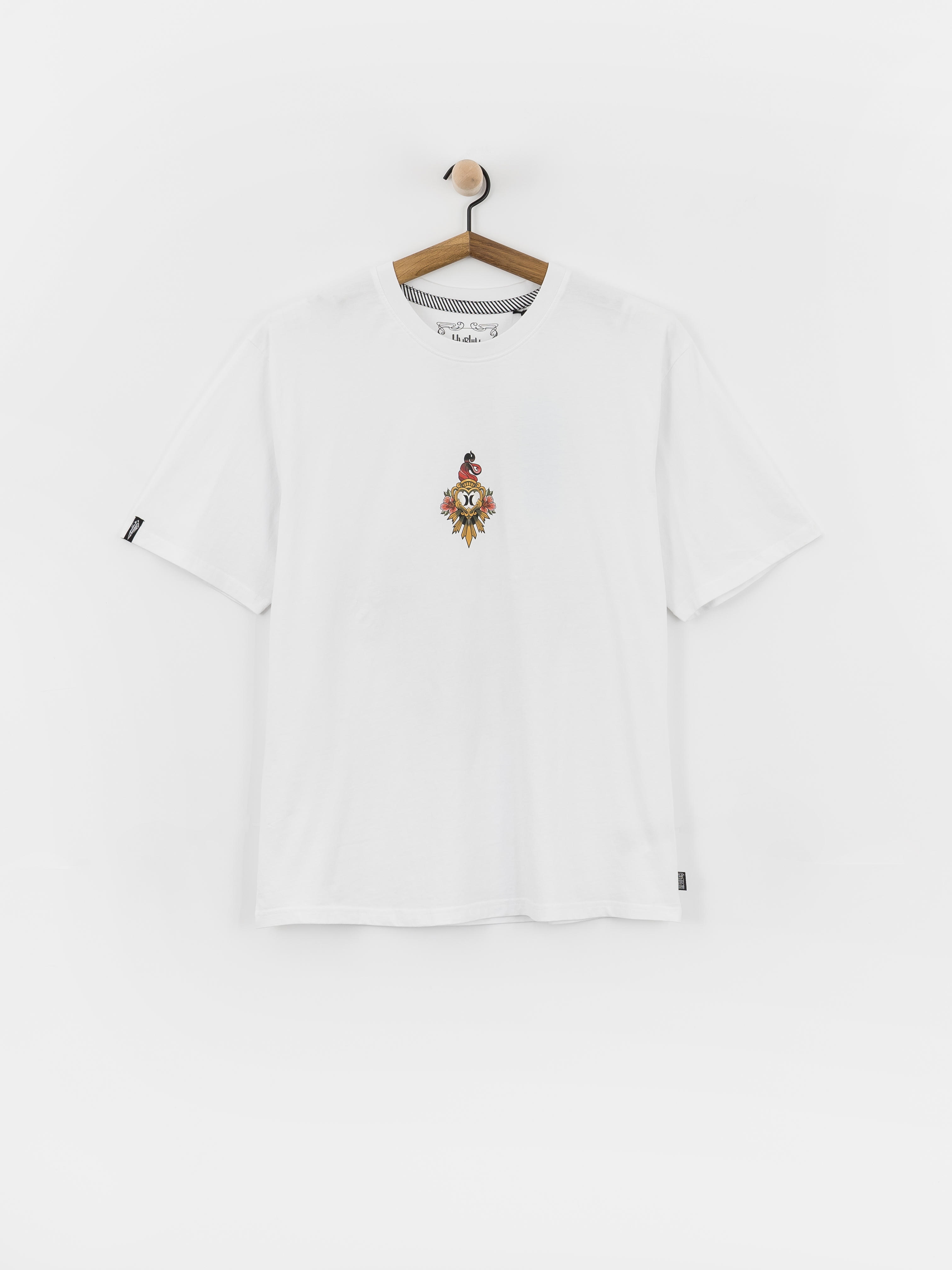 Tricou Hurley Tattoo Trudy Heart (white)
