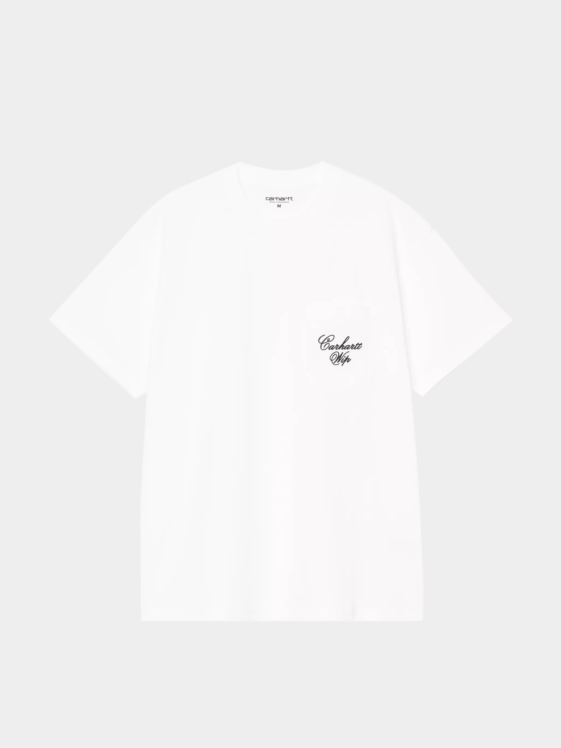 Tricou Carhartt WIP Longhand Pocket (white/black)