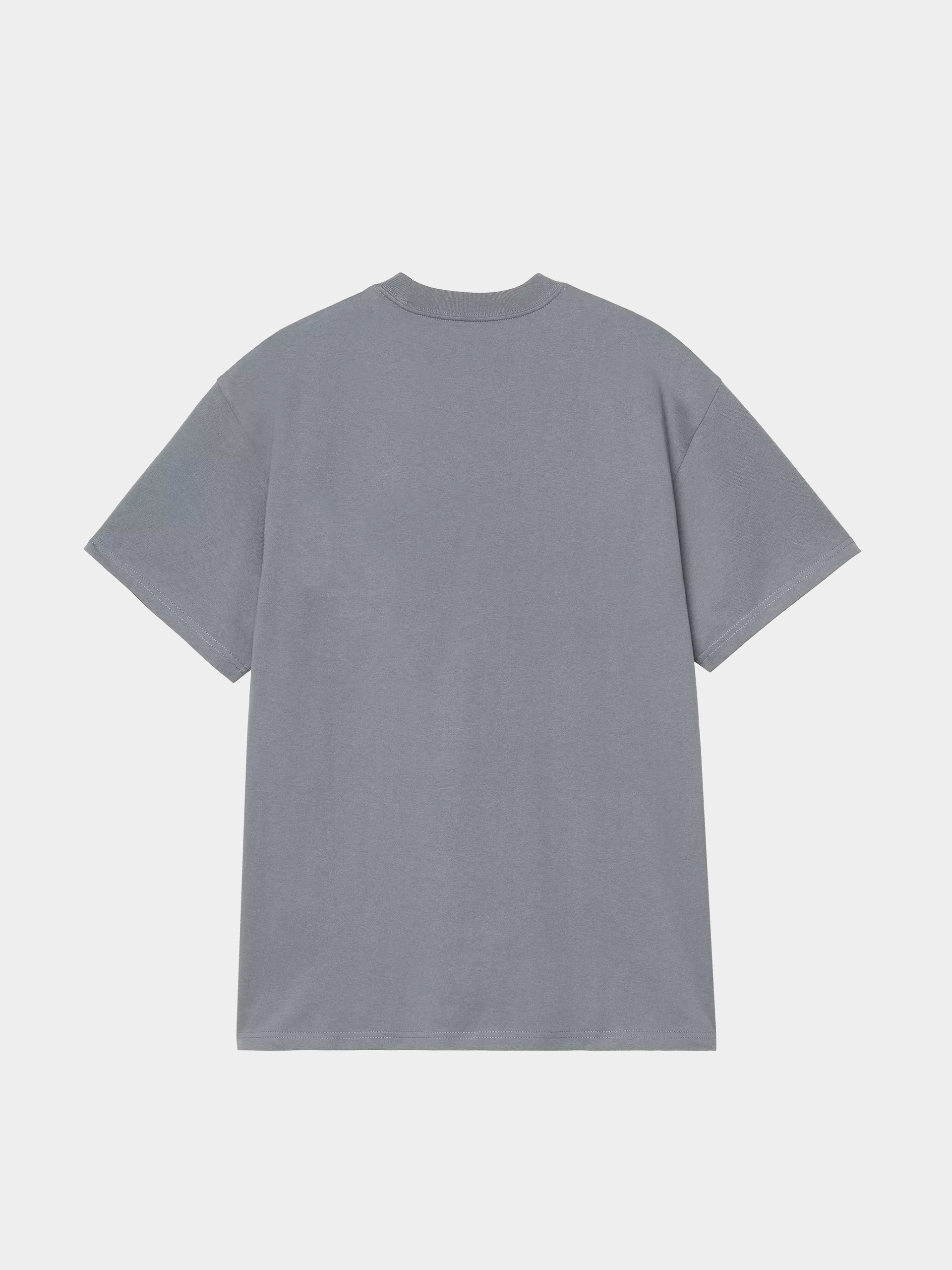 Tricou Carhartt WIP Longhand Pocket (cozy blue/white)