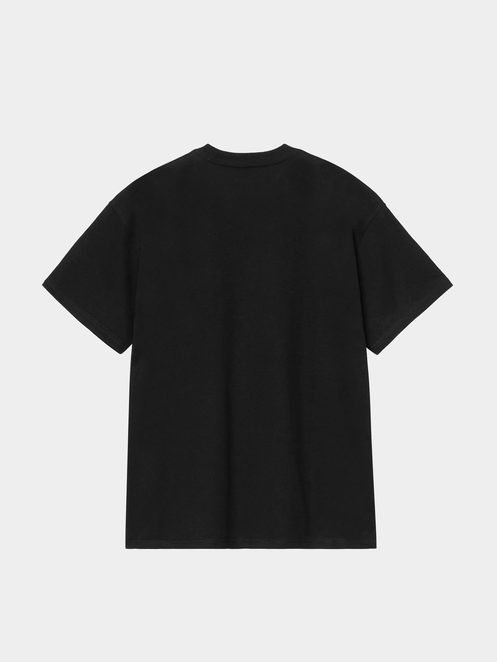 Tricou Carhartt WIP Longhand Pocket (black/white)