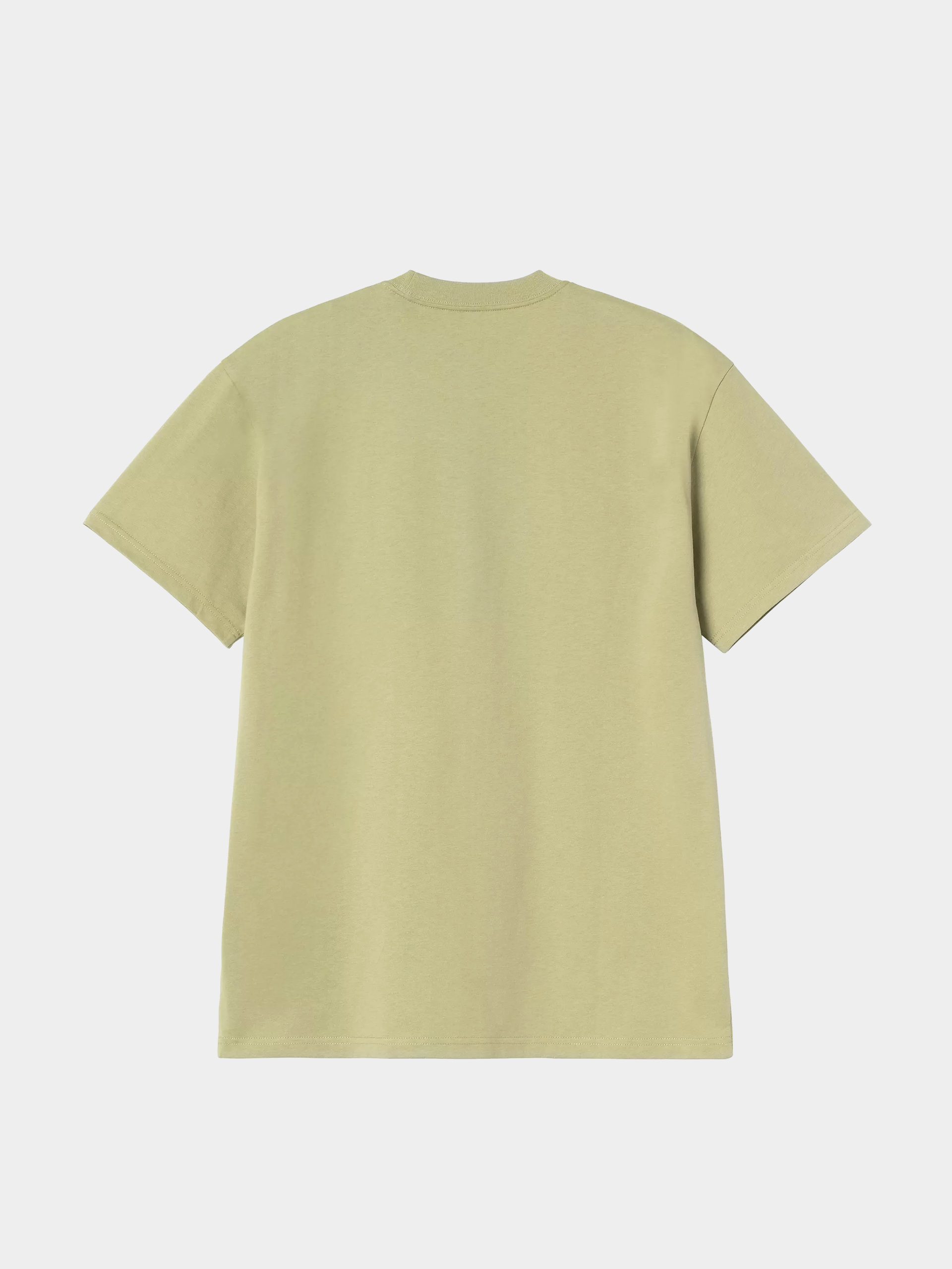 Tricou Carhartt WIP Longhand Pocket (gentle green/white)