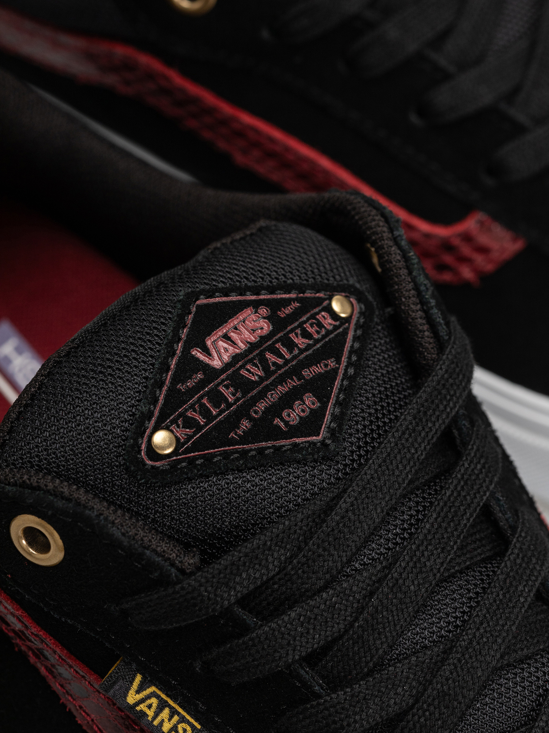 Pantofi Vans Skate Kyle Walker (python black)