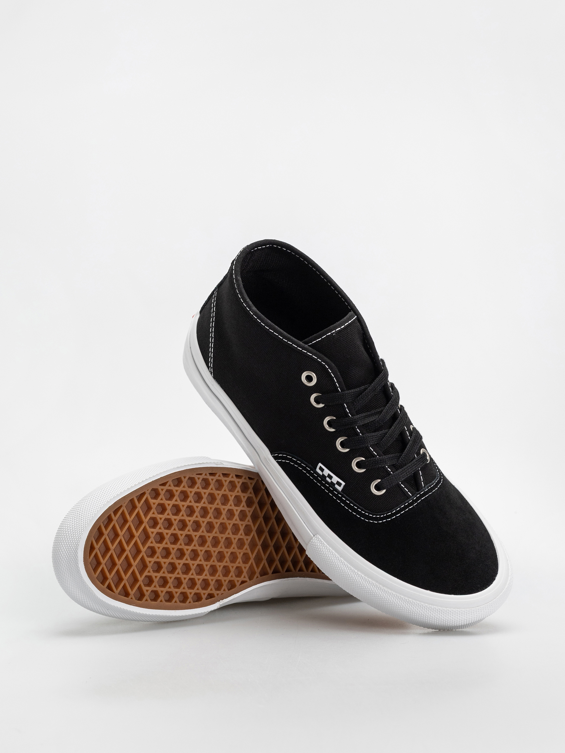 Pantofi Vans Skate Authentic Mid (black/white)