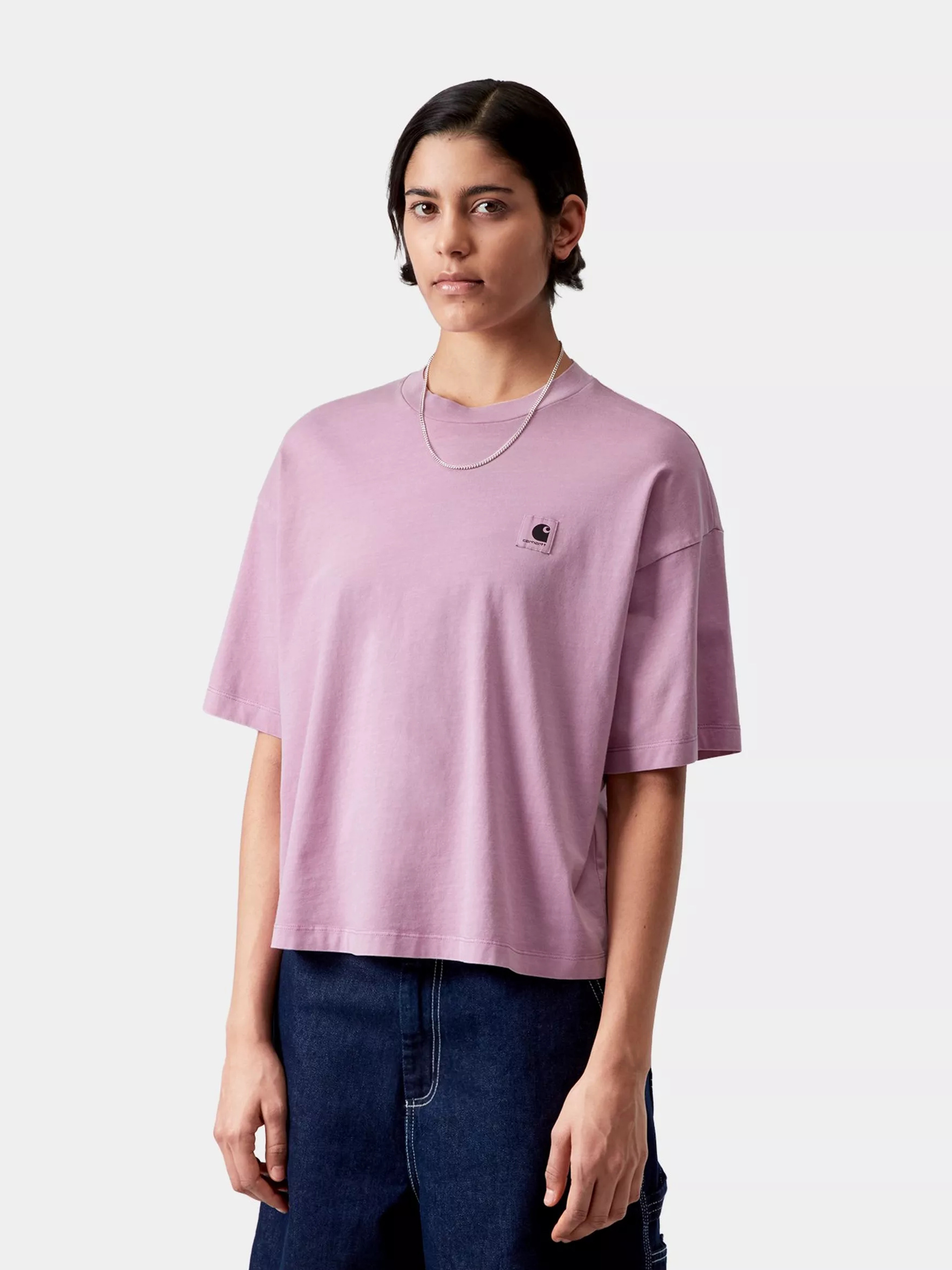 Tricou Carhartt WIP Nelson Wmn (gentle purple)
