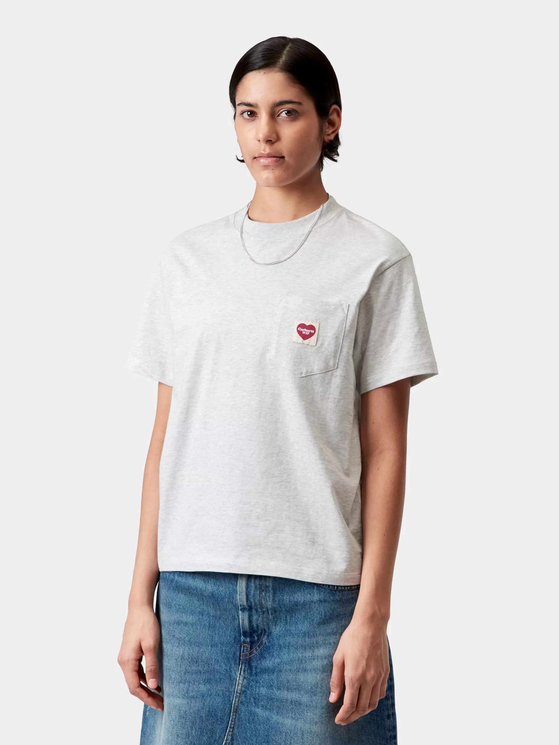 Tricou Carhartt WIP Pocket Heart Wmn
