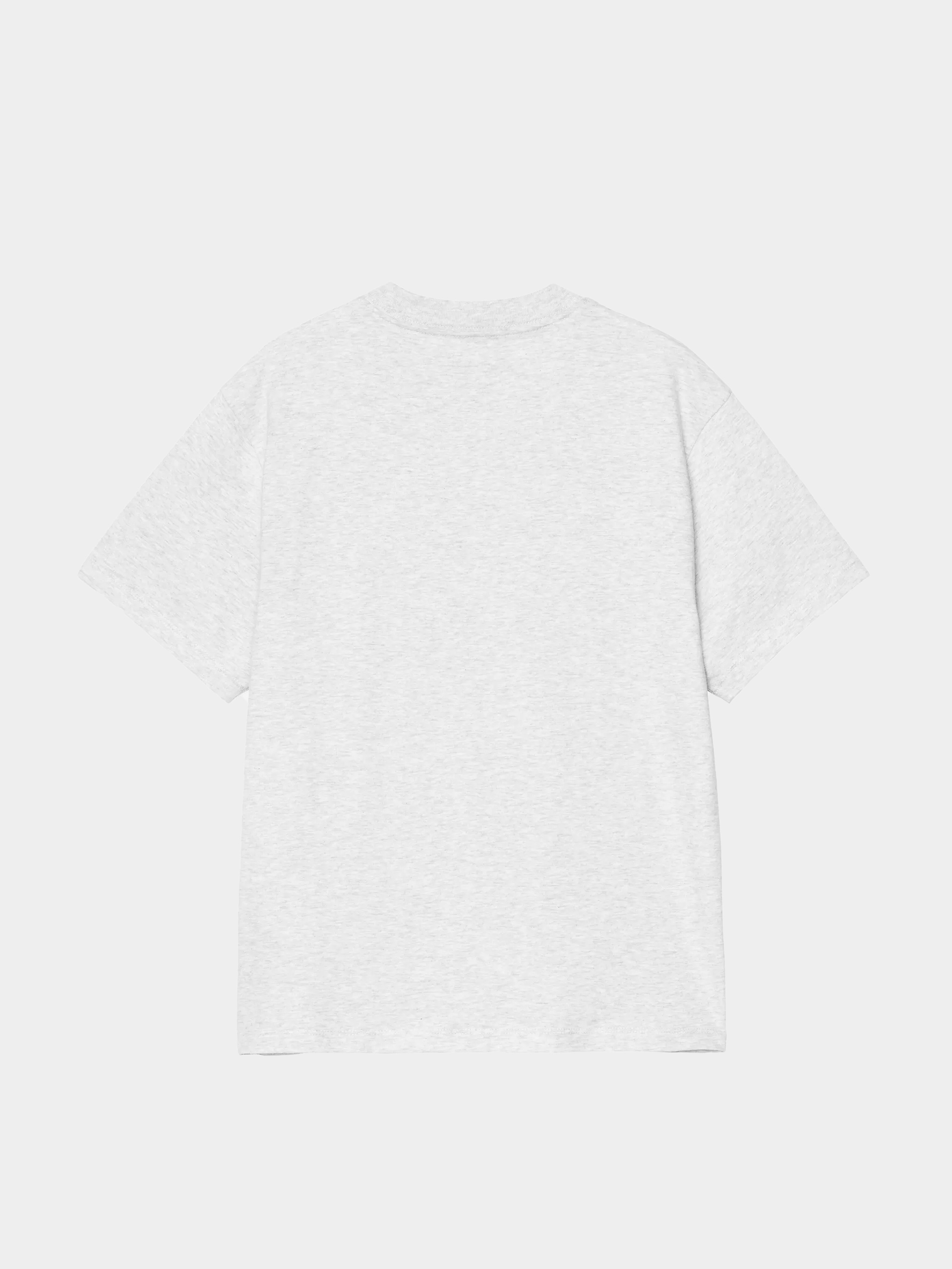 Tricou Carhartt WIP Pocket Heart Wmn (ash heather/red)