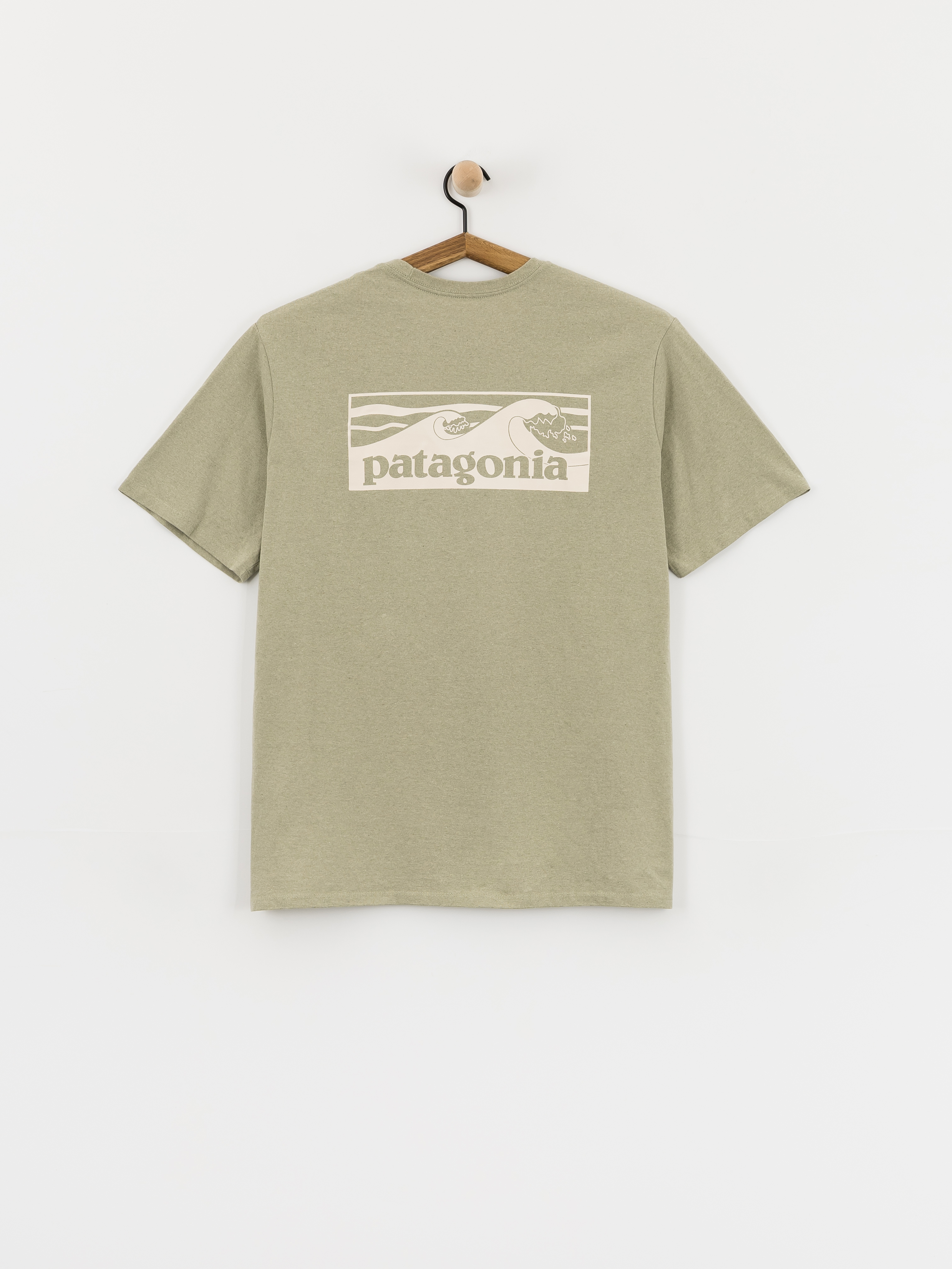 Tricou Patagonia Boardshort Logo Pocket Responsibili (gumtree green)