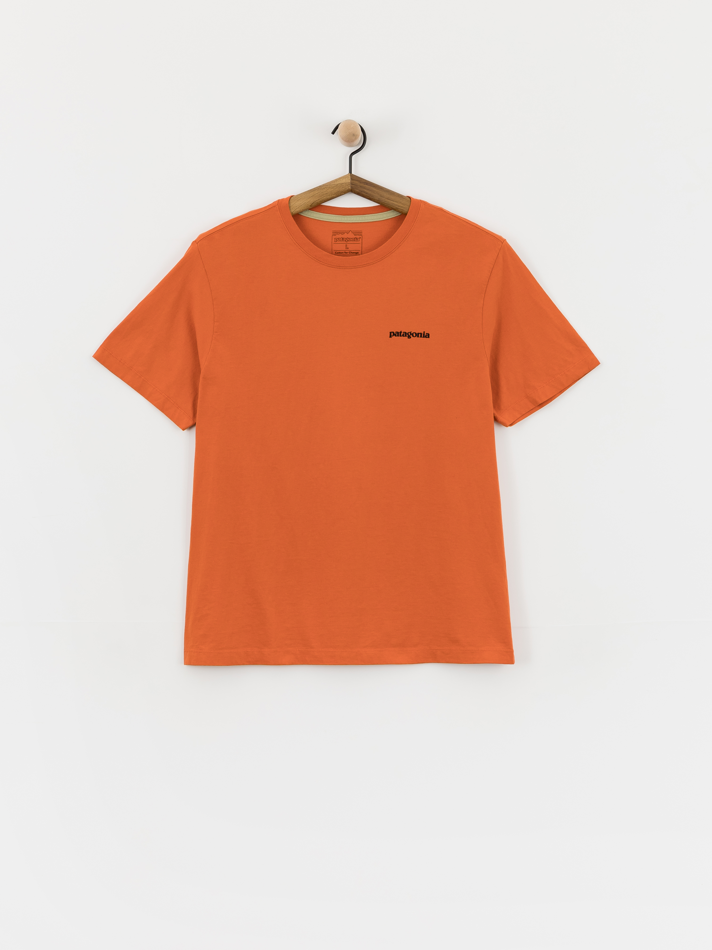 Tricou Patagonia P 6 Logo (coal orange)