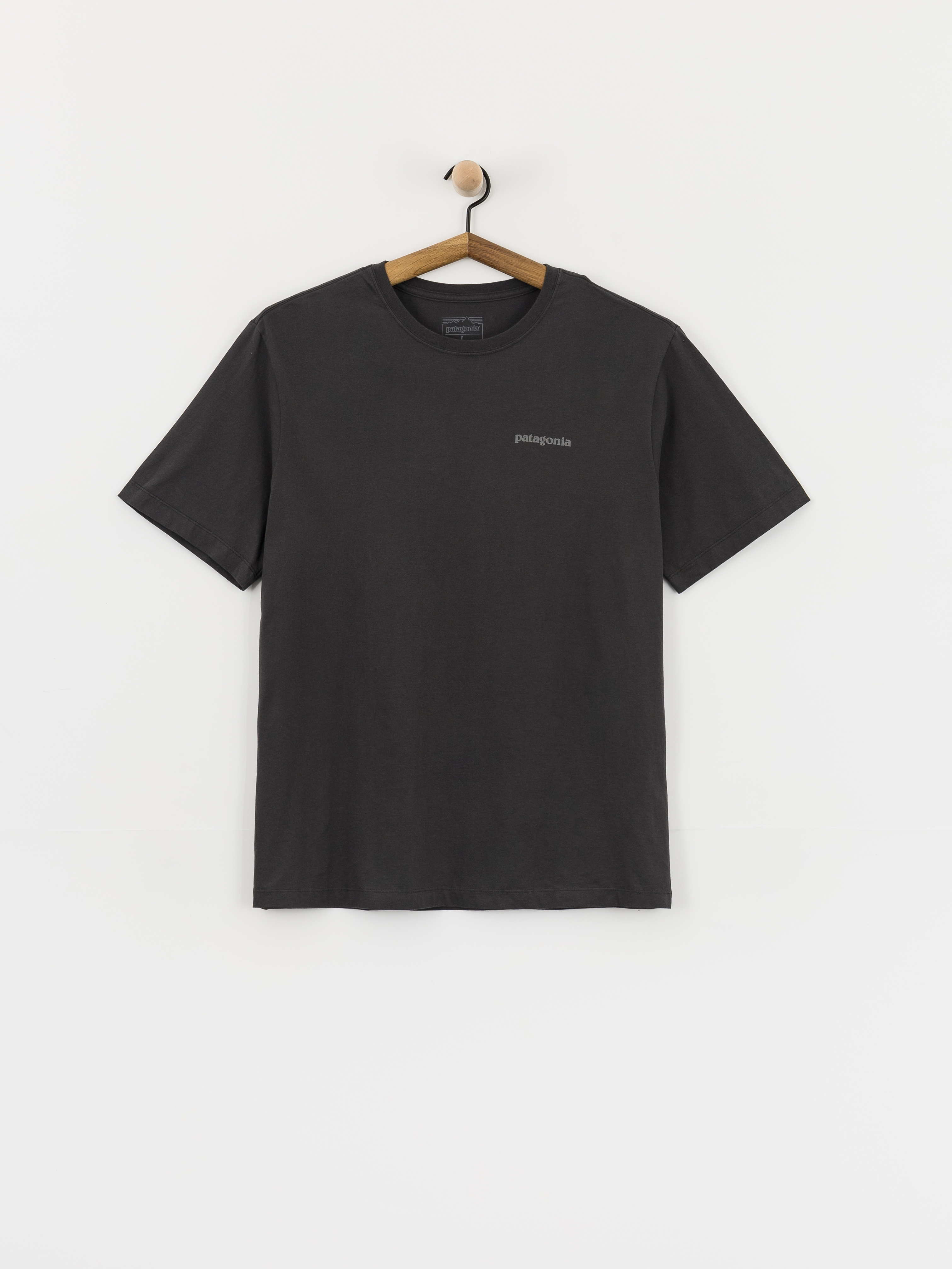 Tricou Patagonia P 6 Logo (ink black)