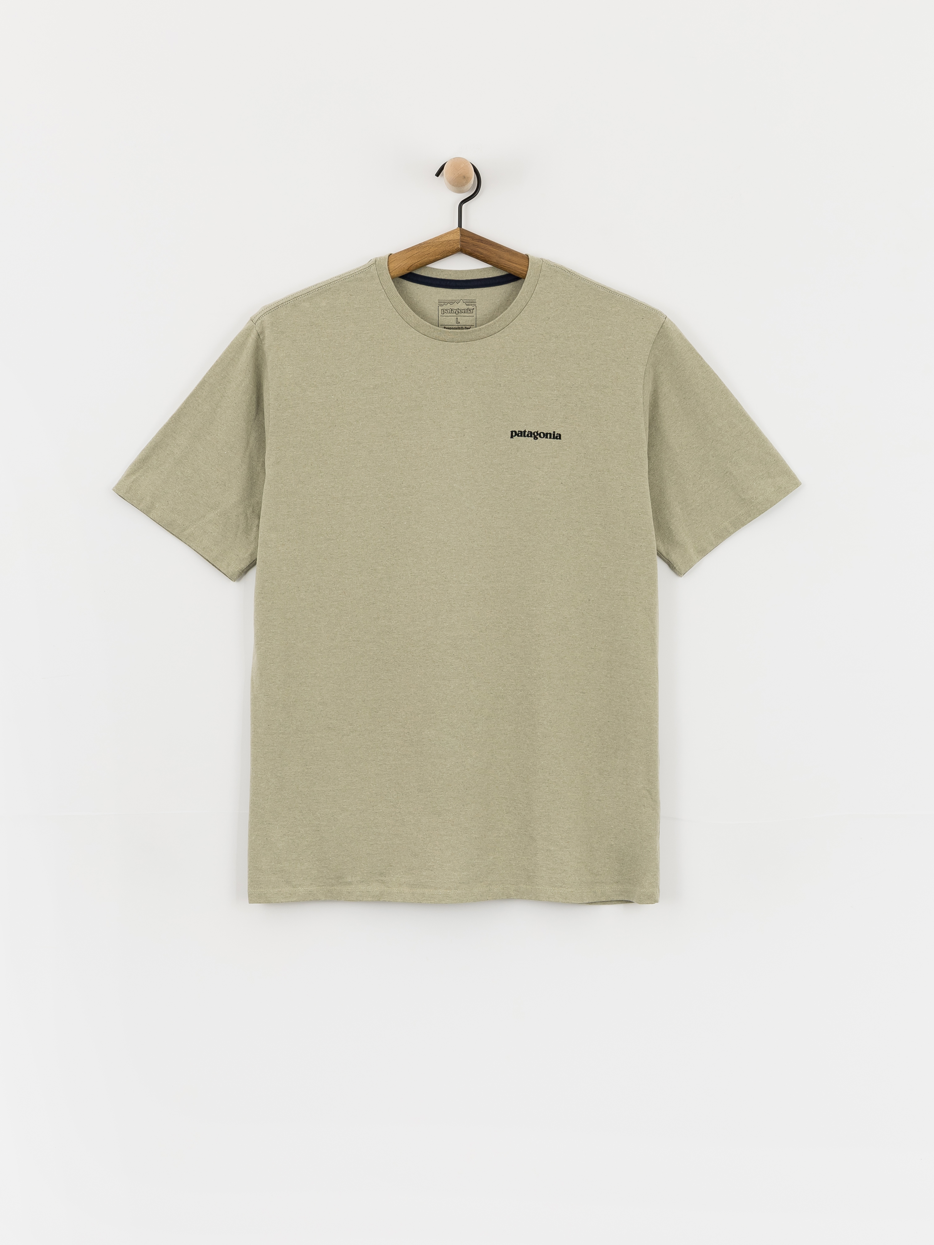 Tricou Patagonia P 6 Logo Responsibili (p 6 outline/gumtree green)